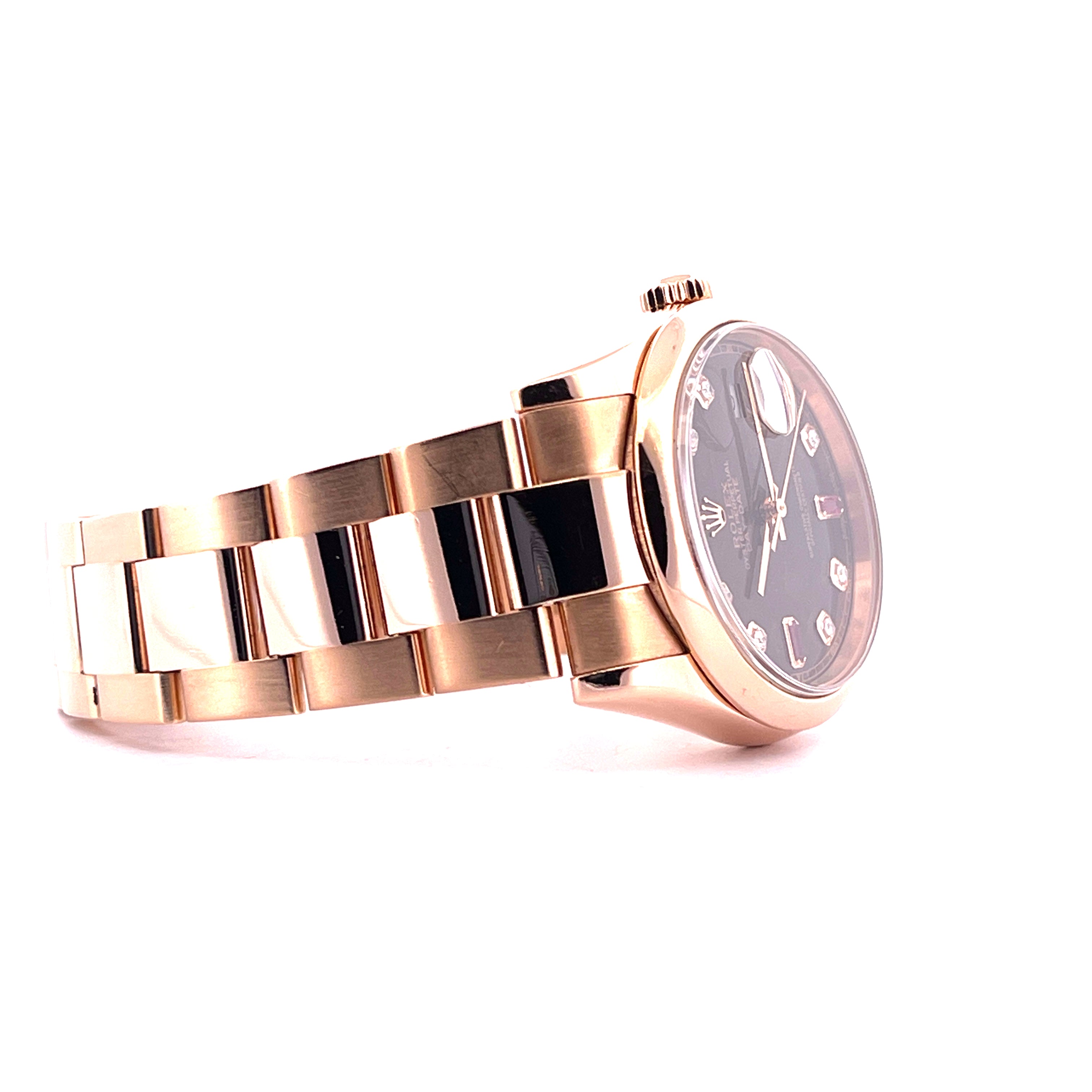 Day-Date 36 Ruby Roségold Chocolate dial (Full-Set) -2002-