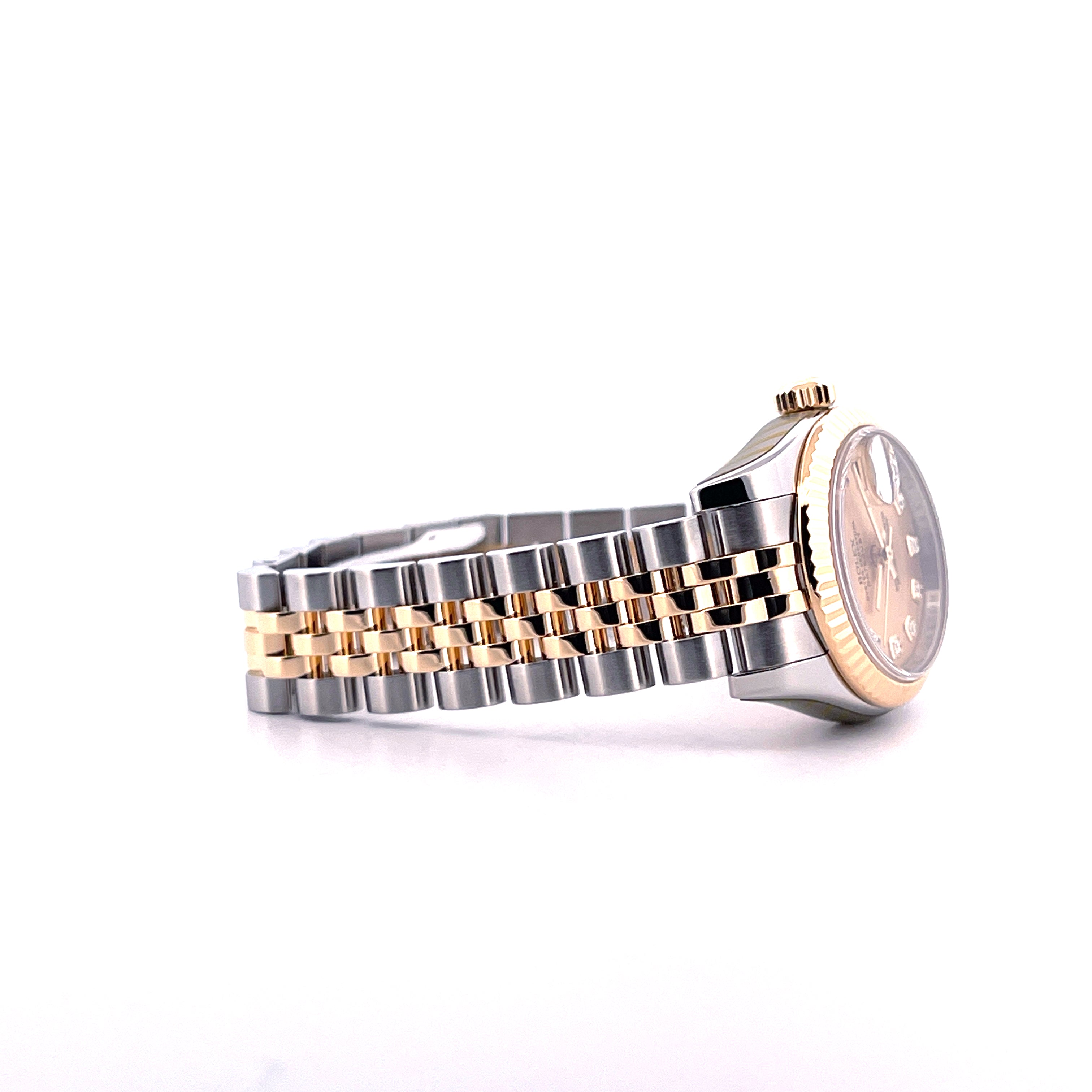 Lady-Datejust 26mm Two Tone & Diamonds Gold Dial / 179173 / Jubilee / perfect Condition / Rolex Service 2026 + Sticker