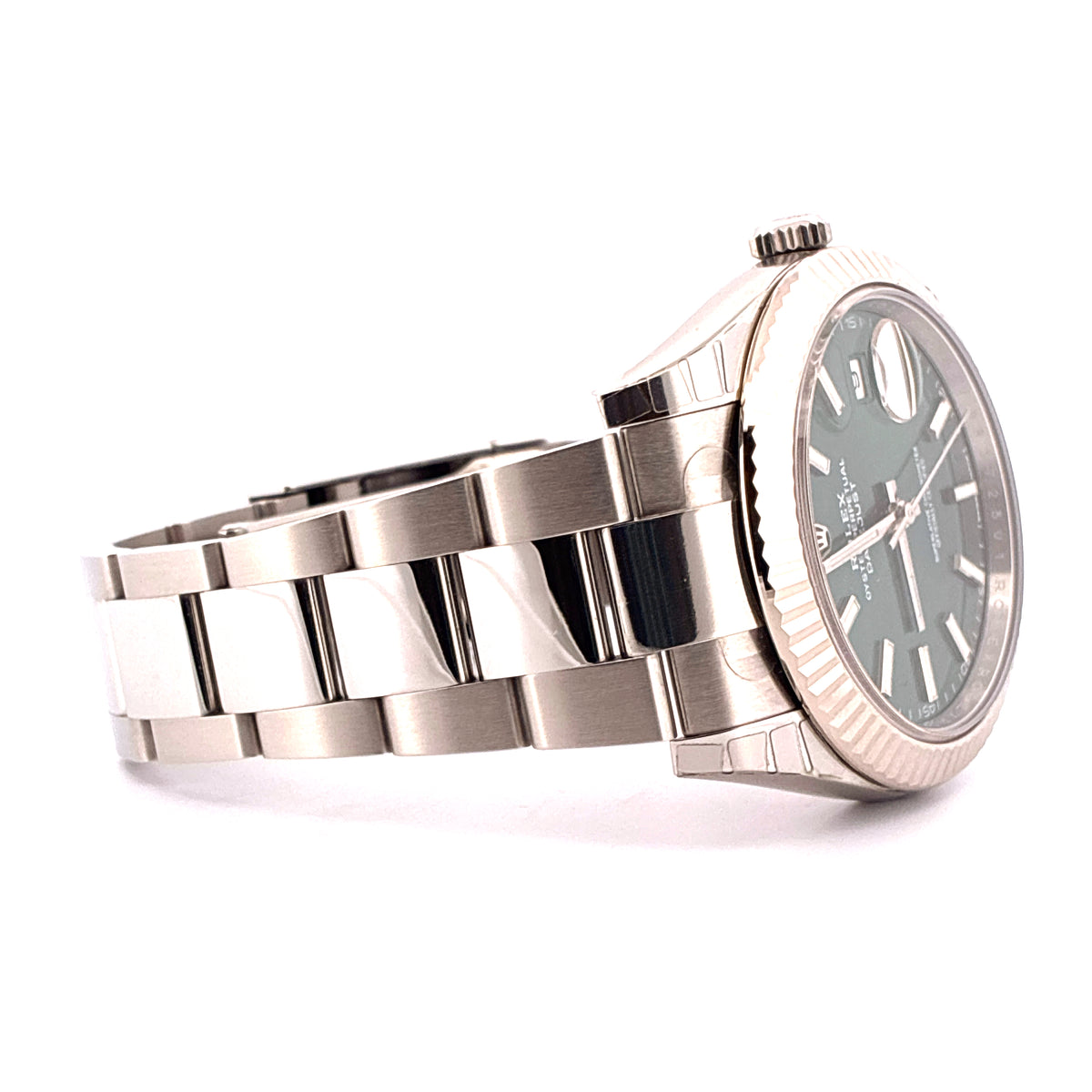 Datejust 41 / Mint Green Dial / Unworn / Sticker / BAR-Code / Full-Set / 2022