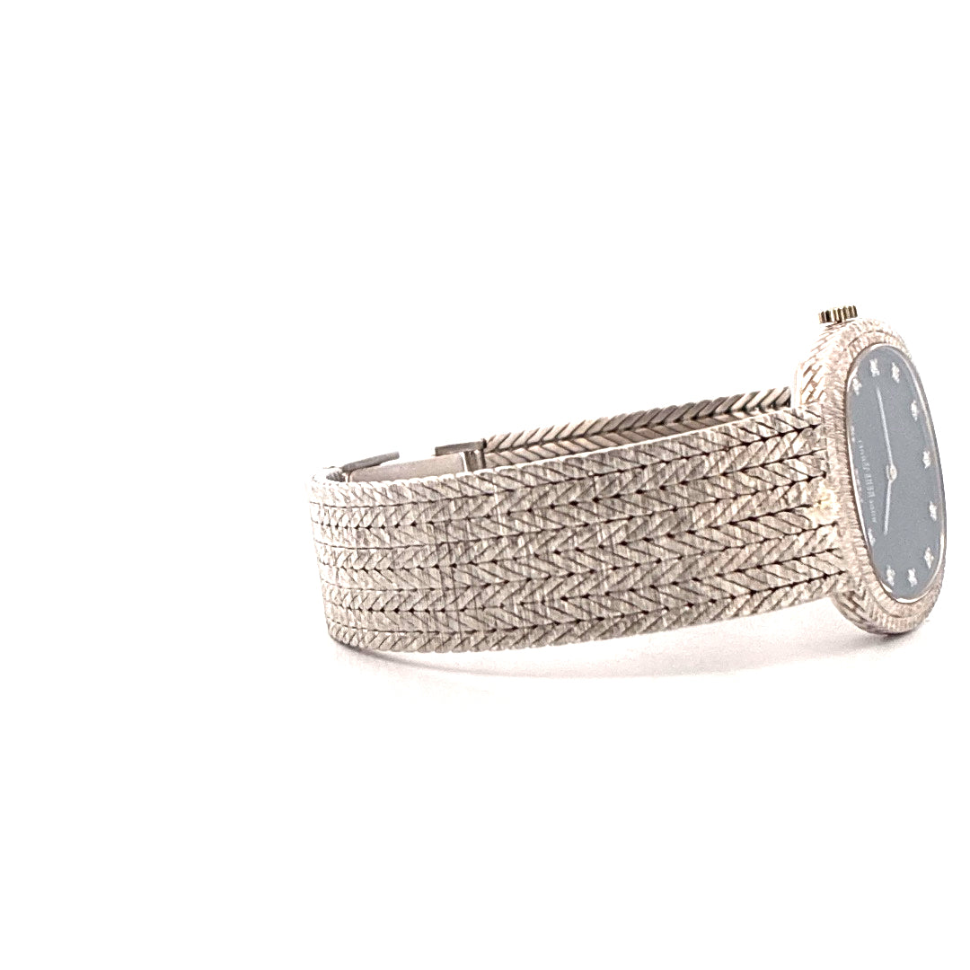 Lady Ellipse Vintage / 18K Weißgold (ca. 1970) - Juwelier Spliedt