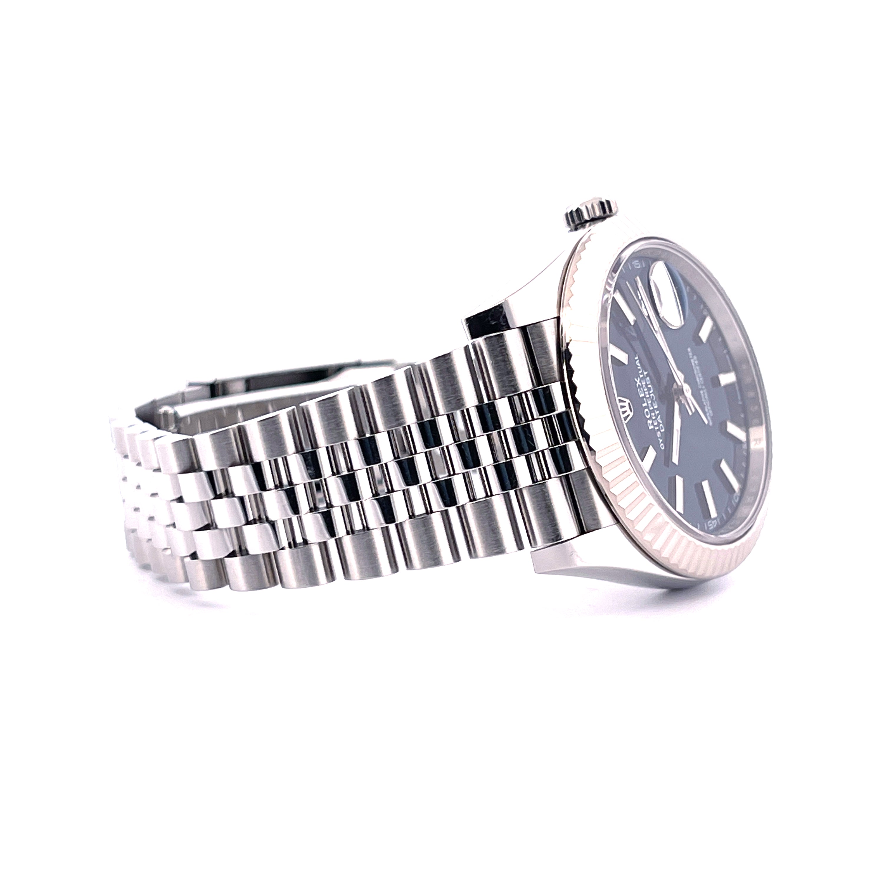 Datejust 41 Blue Dial Jubilee Whitegold Bezel / Box and Papers / 126334 / Very Good Condition / 2022
