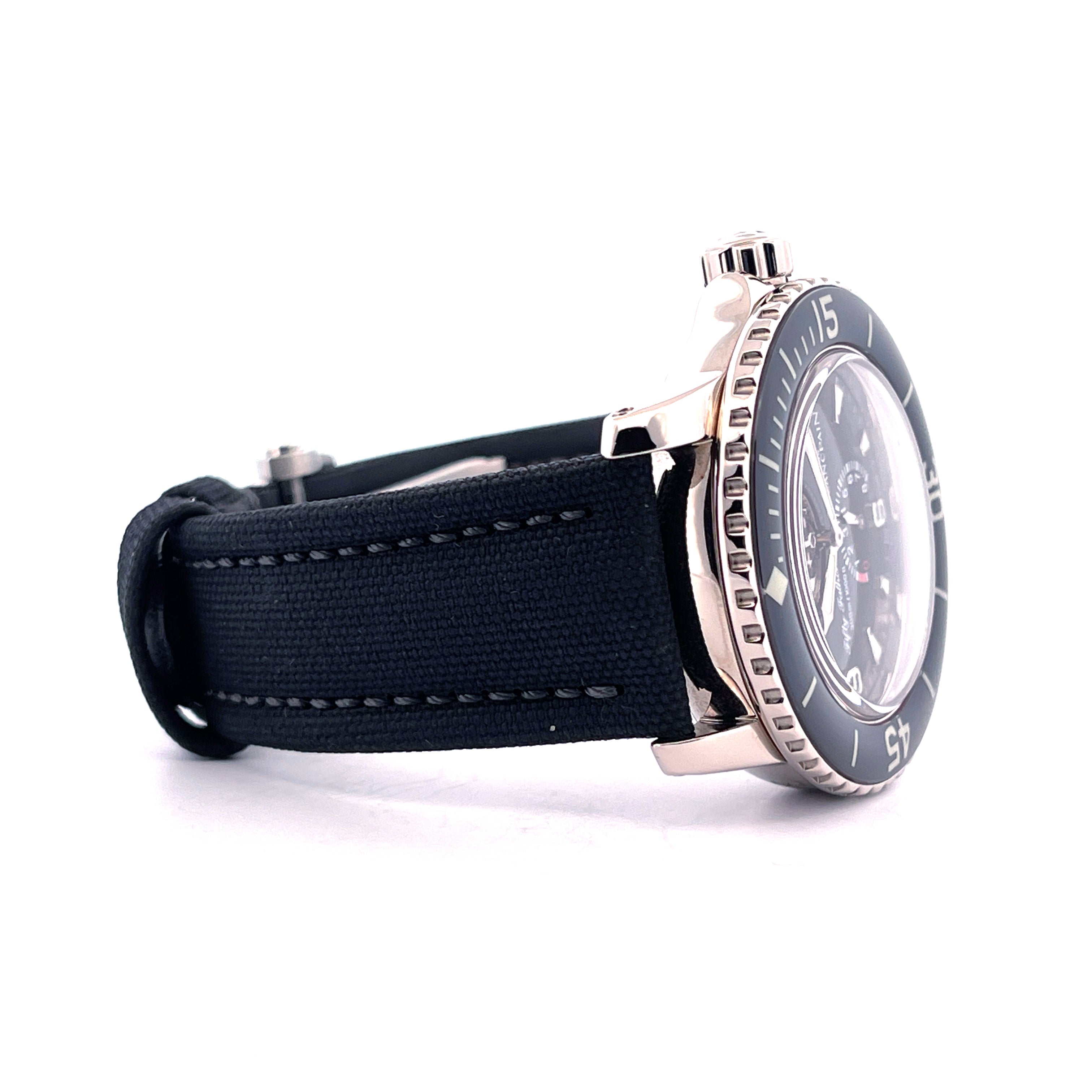 Sport Tourbillon Fifty Fathoms 8 Days Whitegold 5025-1530 / Service 2023 incl. Card / pretty good Condition / 2008