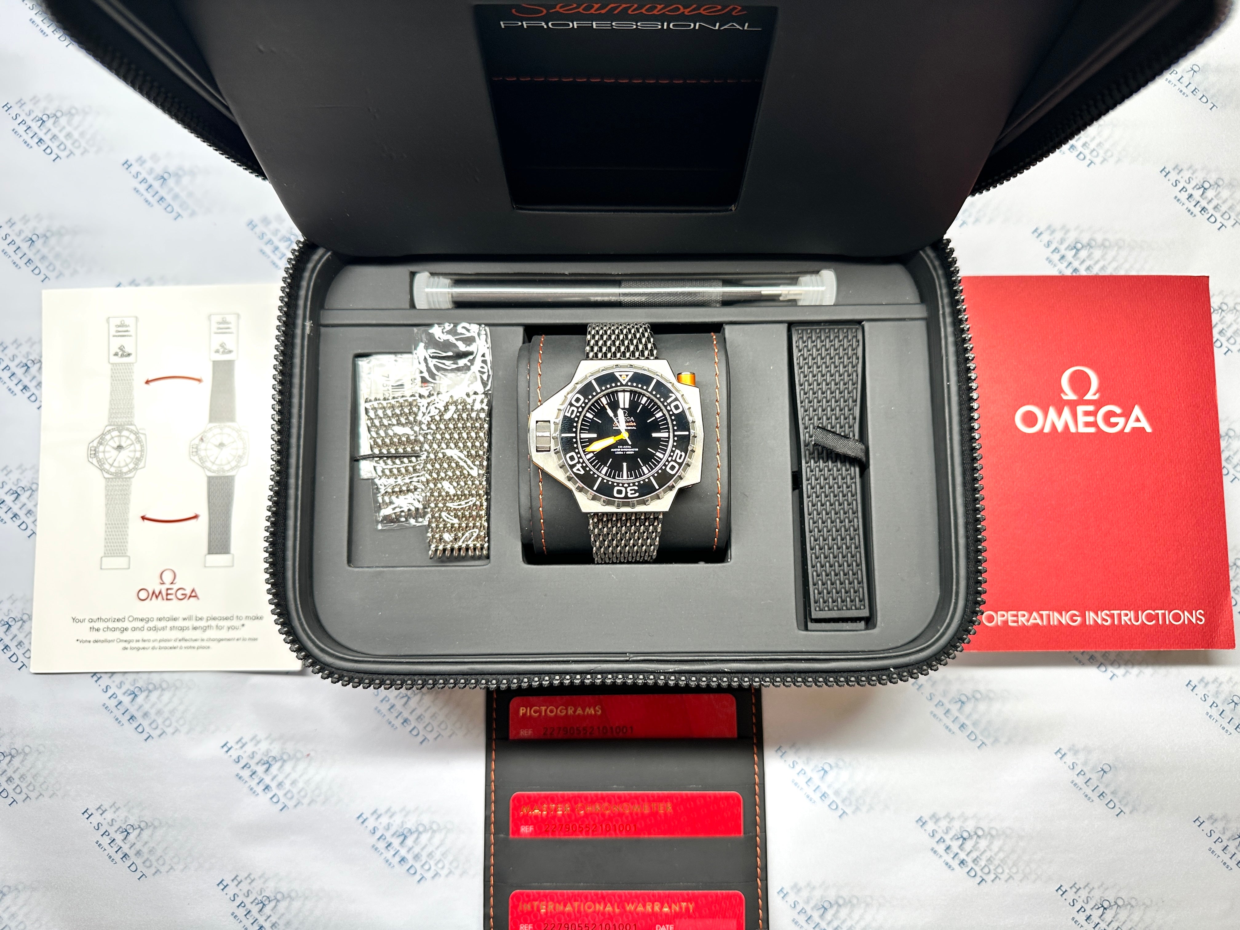 Seamaster Ploprof Titan Black (Full Set incl Rubber Strap) -2022-