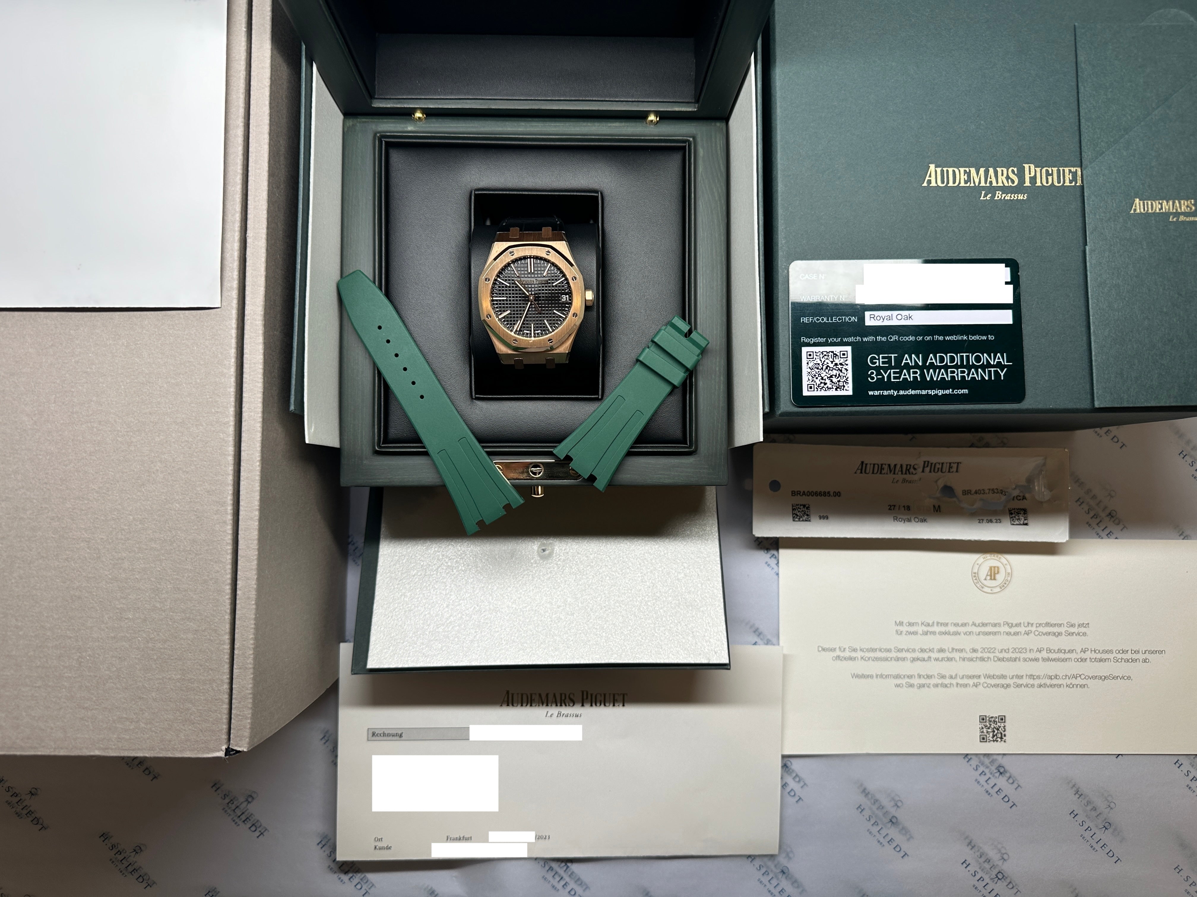 Royal Oak Roségold 15510OR / Full Set / inkl. Kautschuk-Armband / 2023