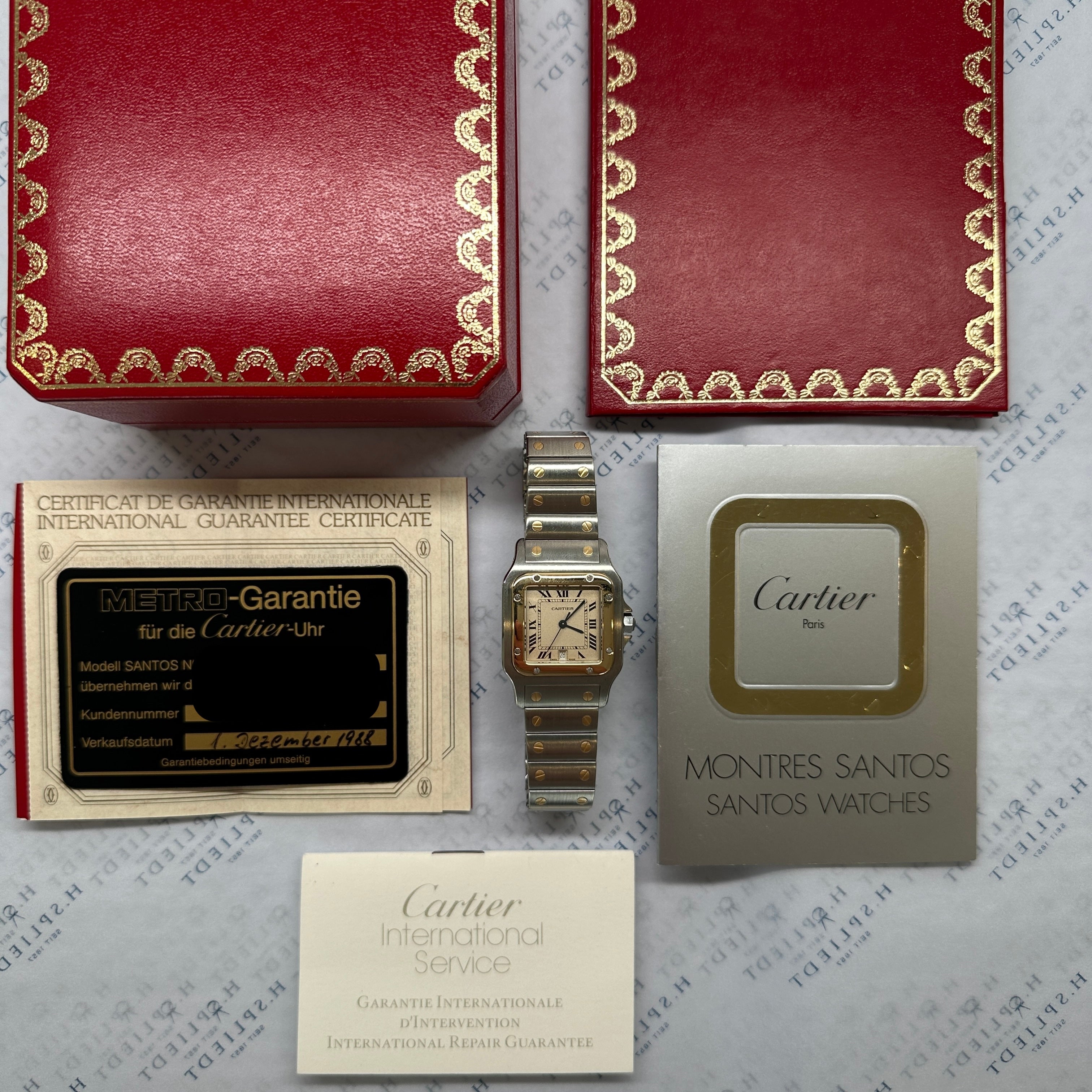 Santos Galbee 187901 Steel & Gold / All Links / On Stock / Full Set / Germany / 1988