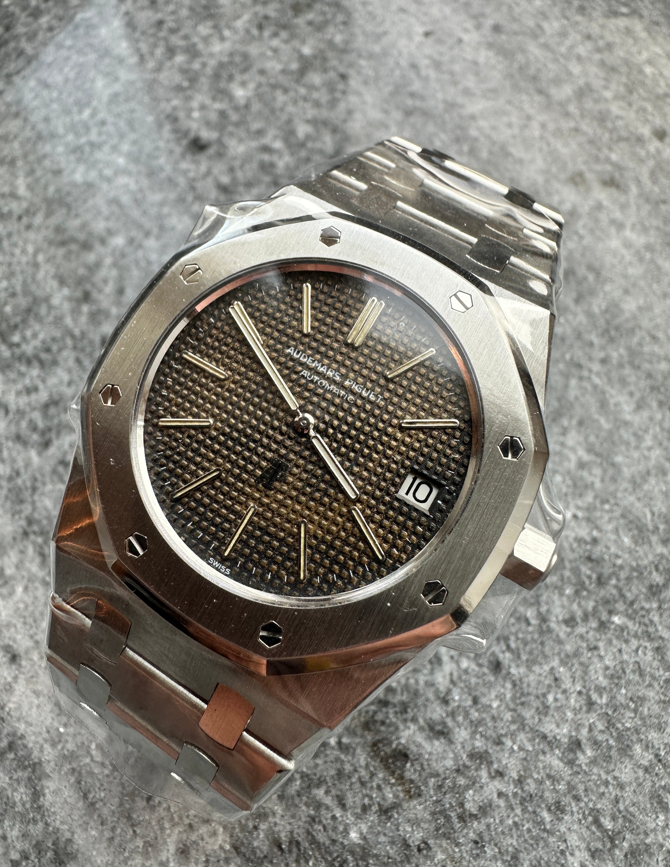 Audemars Piguet Royal Oak Jumbo 5402ST mit Tropical Dial und Stahlarmband