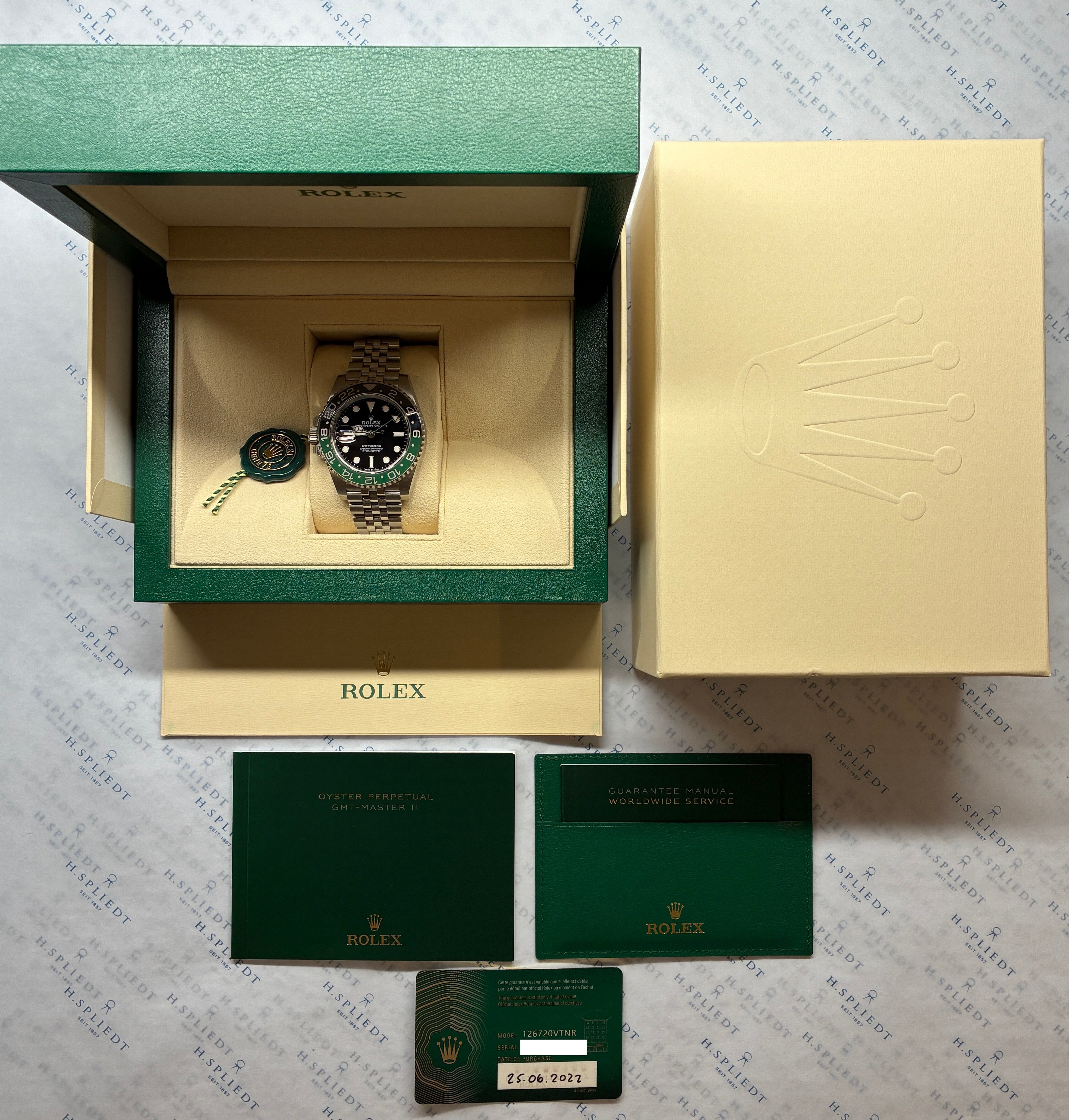 Rolex GMT-Master II Full Set / Lefthand / Jubilee strap / 2022