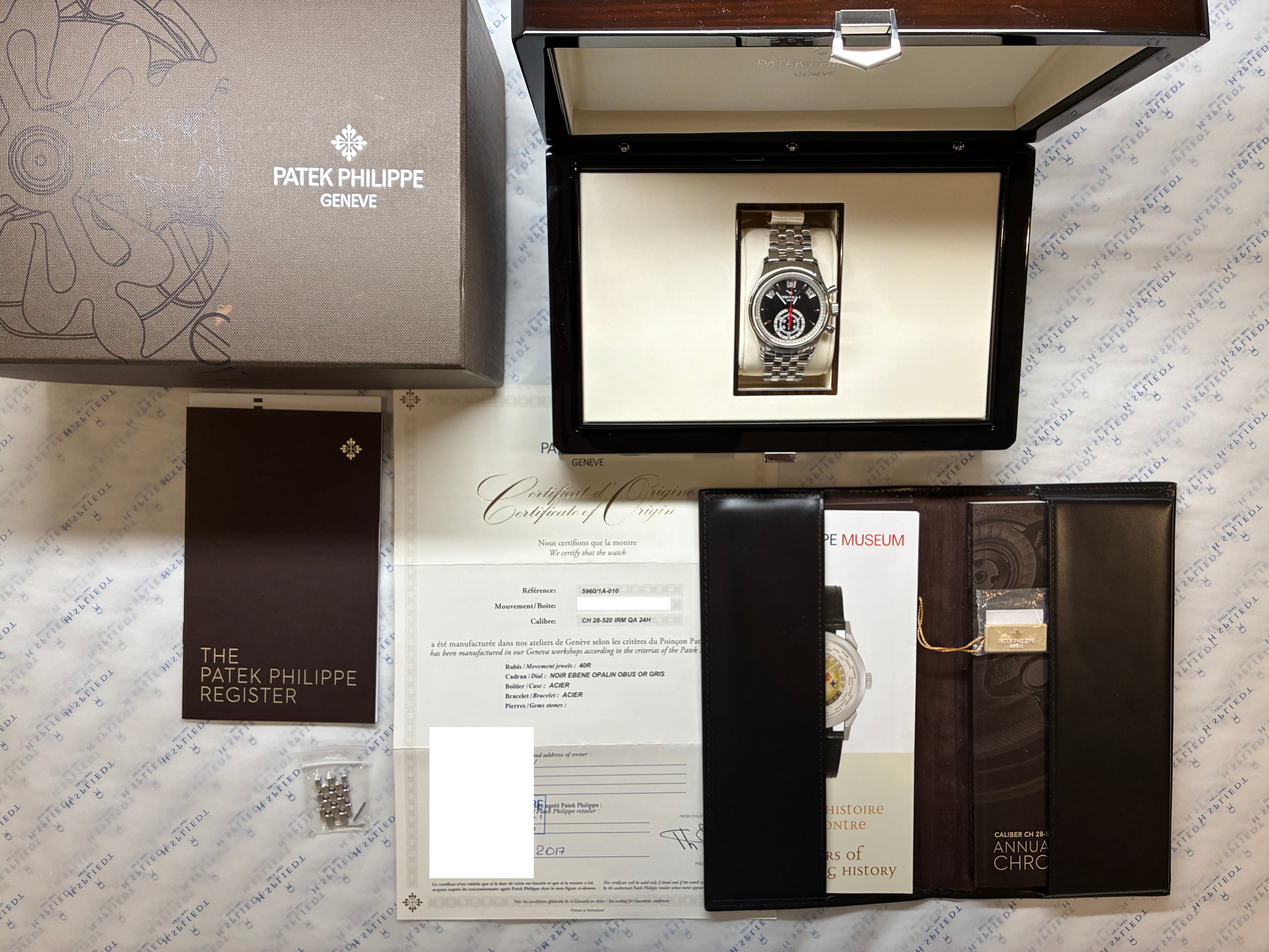 Annual Calendar / Very Rare / Black Dial / On Stock / Full-Set / 2017