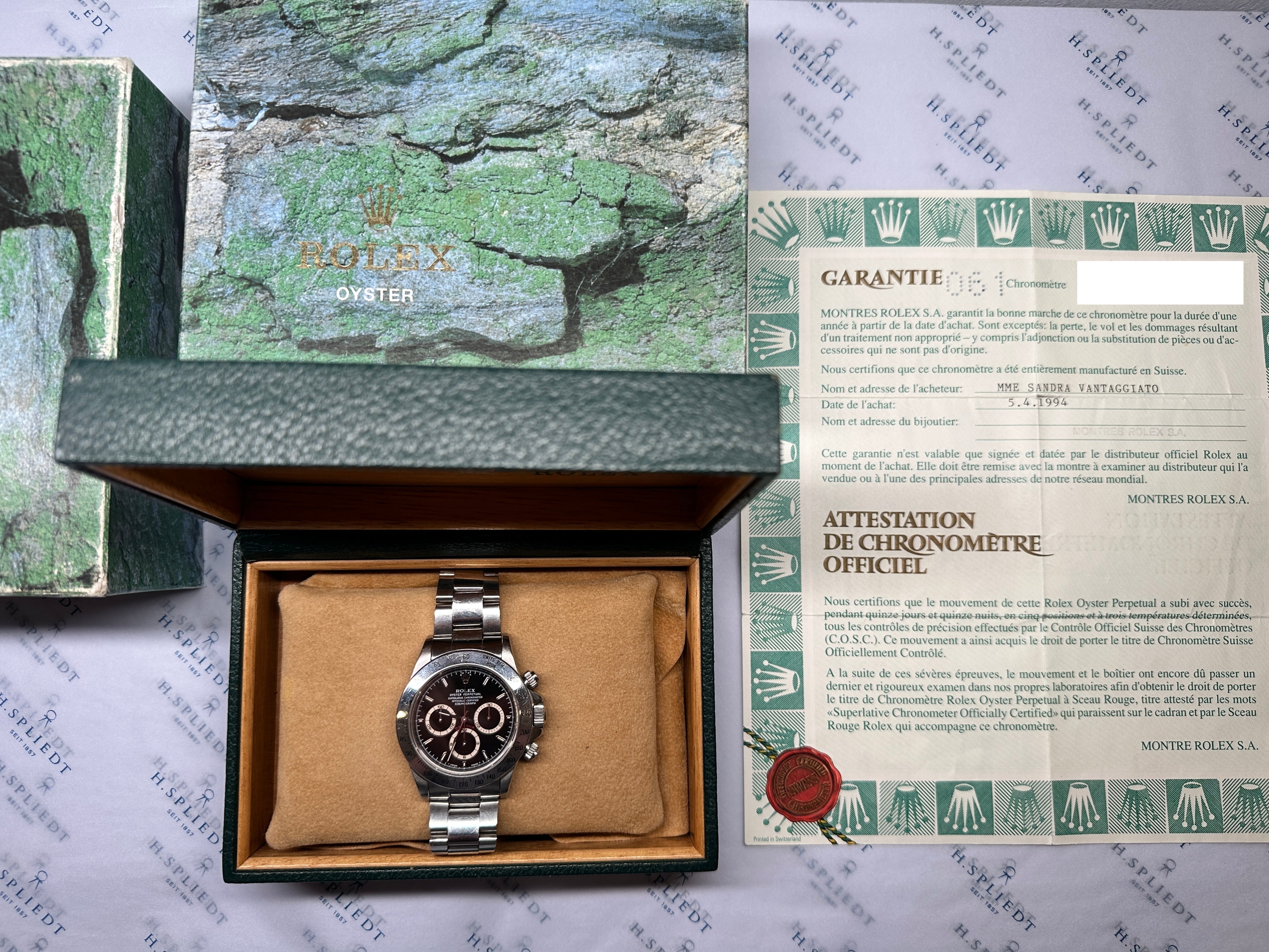 Daytona / Black Dial / Full-Set / 1994