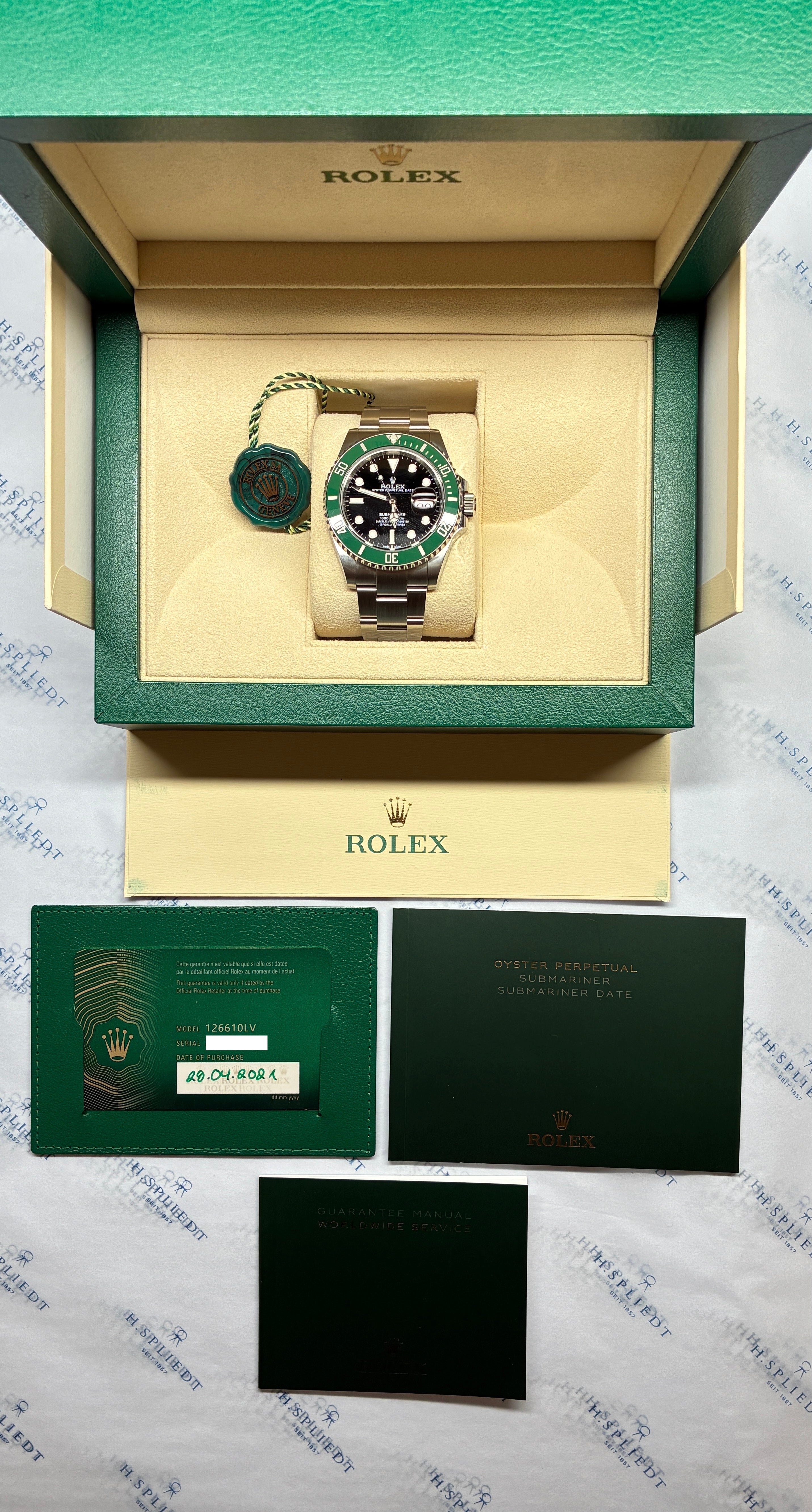 Submariner Date / Starbucks / Full-Set / 2021