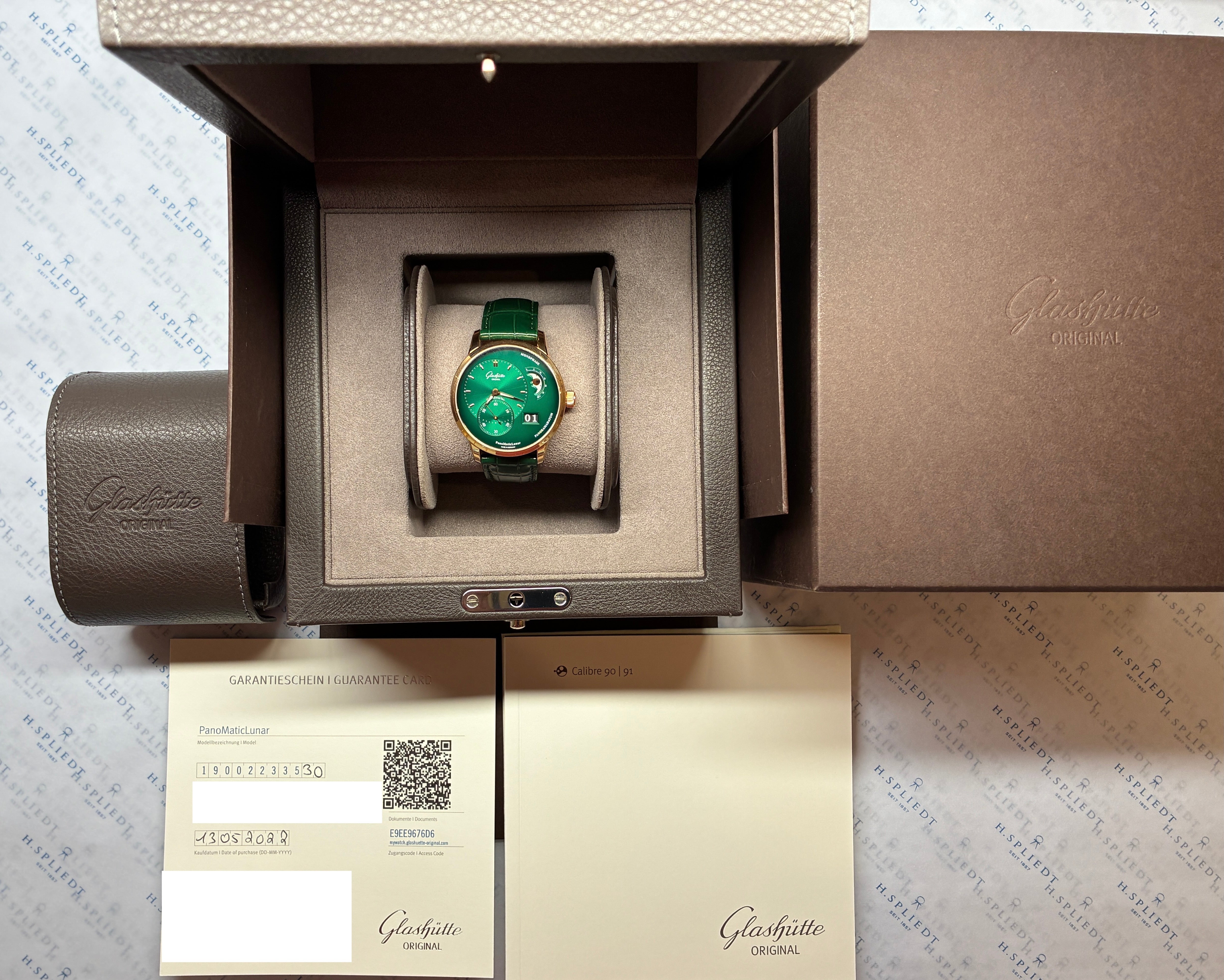 PanoMaticLunar / Green Dial / Full-Set / 2022