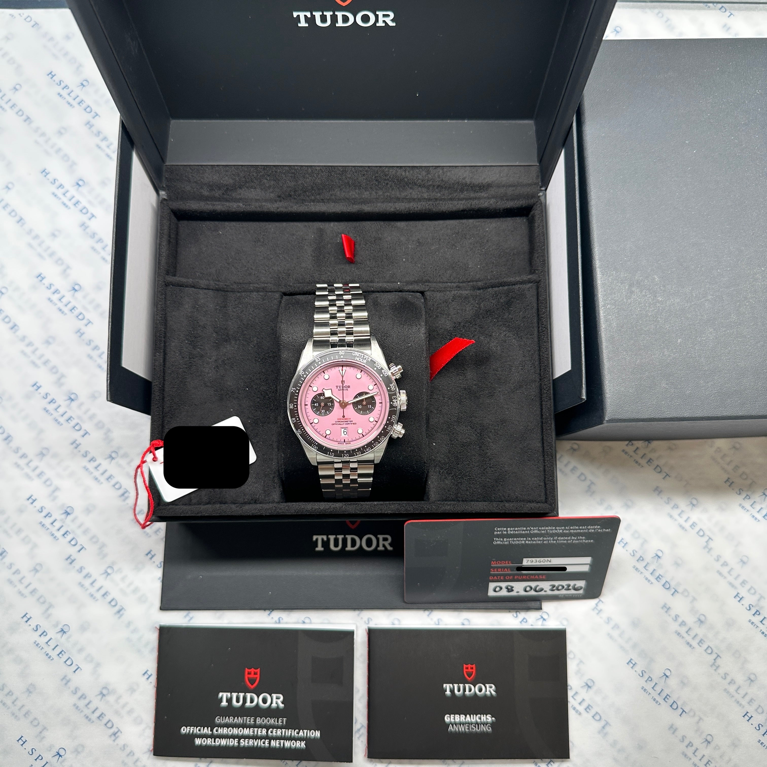 Black Bay Chrono Pink Dial / Flamingo / Inter Miami / Unworn / 2026