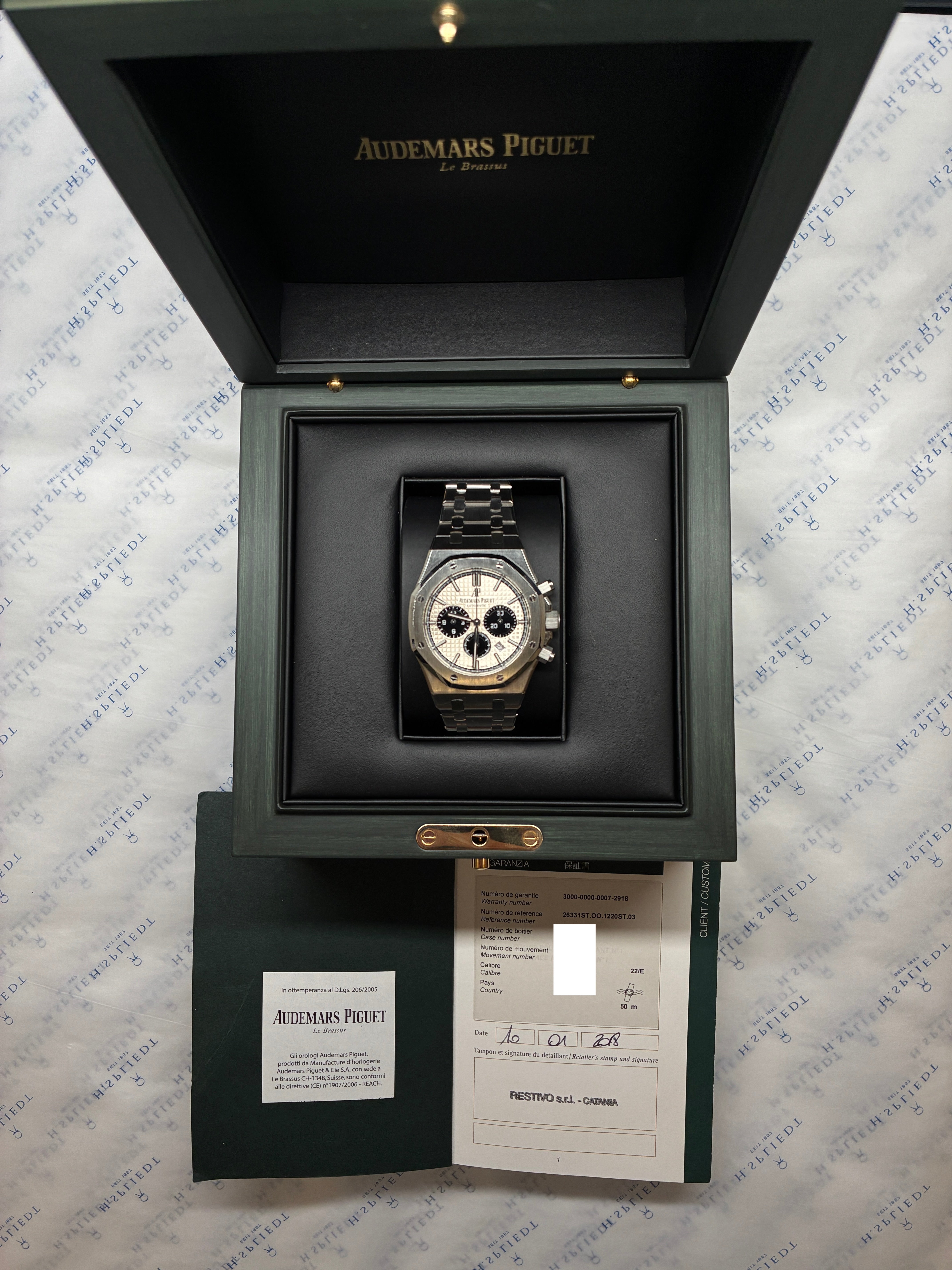 Royal Oak Chronograph "Panda" / full Set / sehr gut (2018)