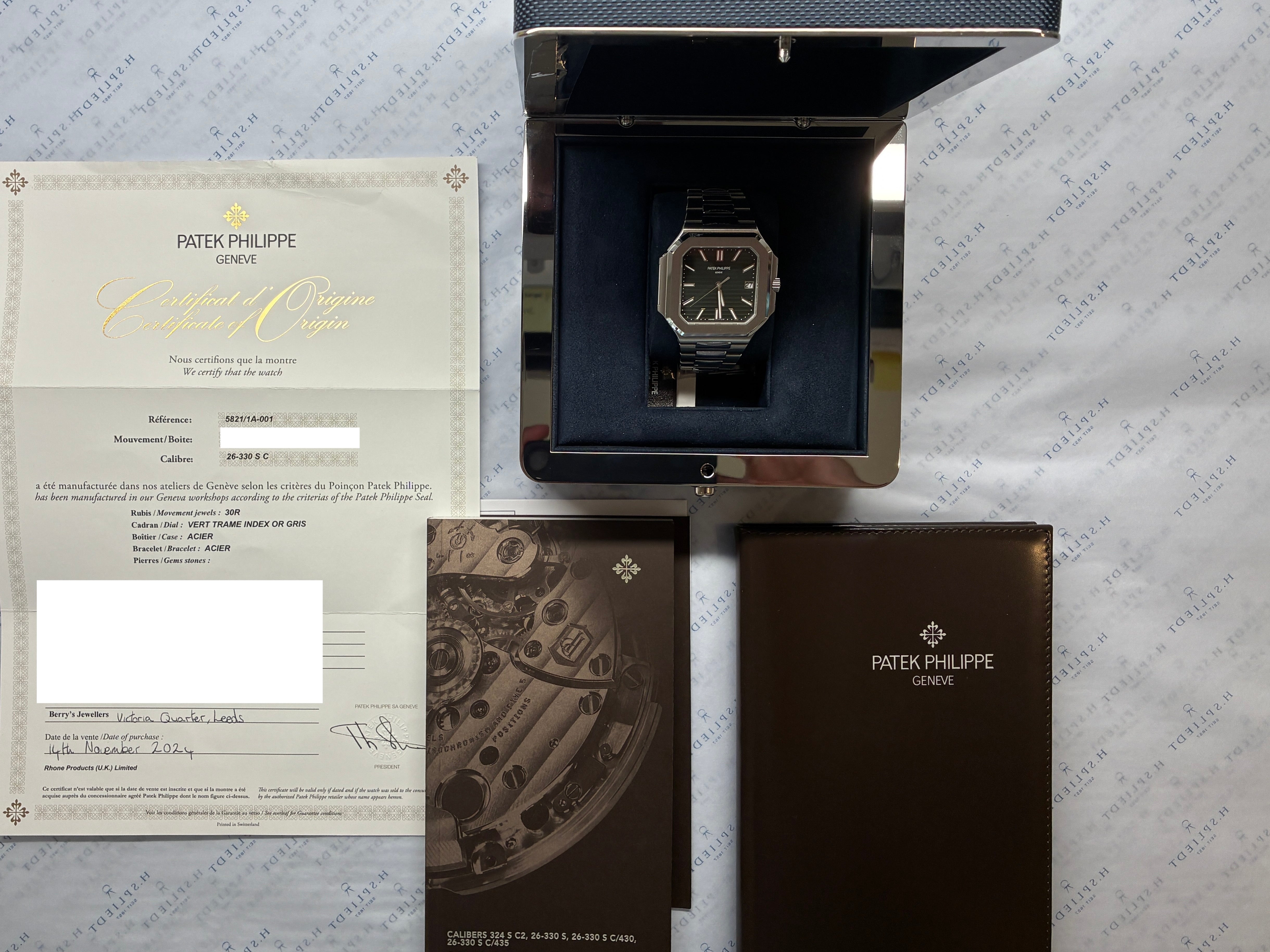 Cubitus / very good condt. / all links / Green Dial / Full-Set / 2024