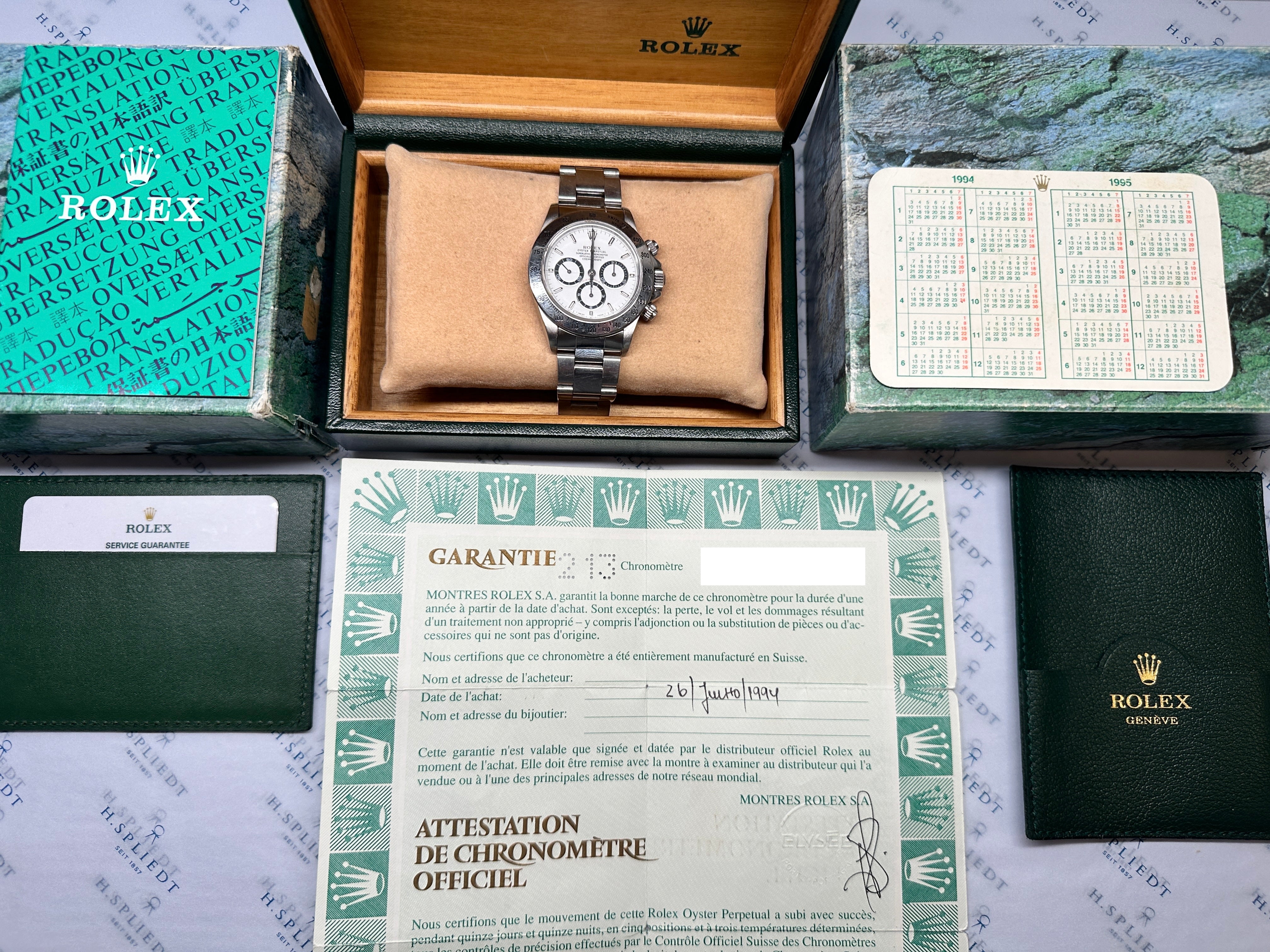 Daytona / White Dial / Full-Set / 1994