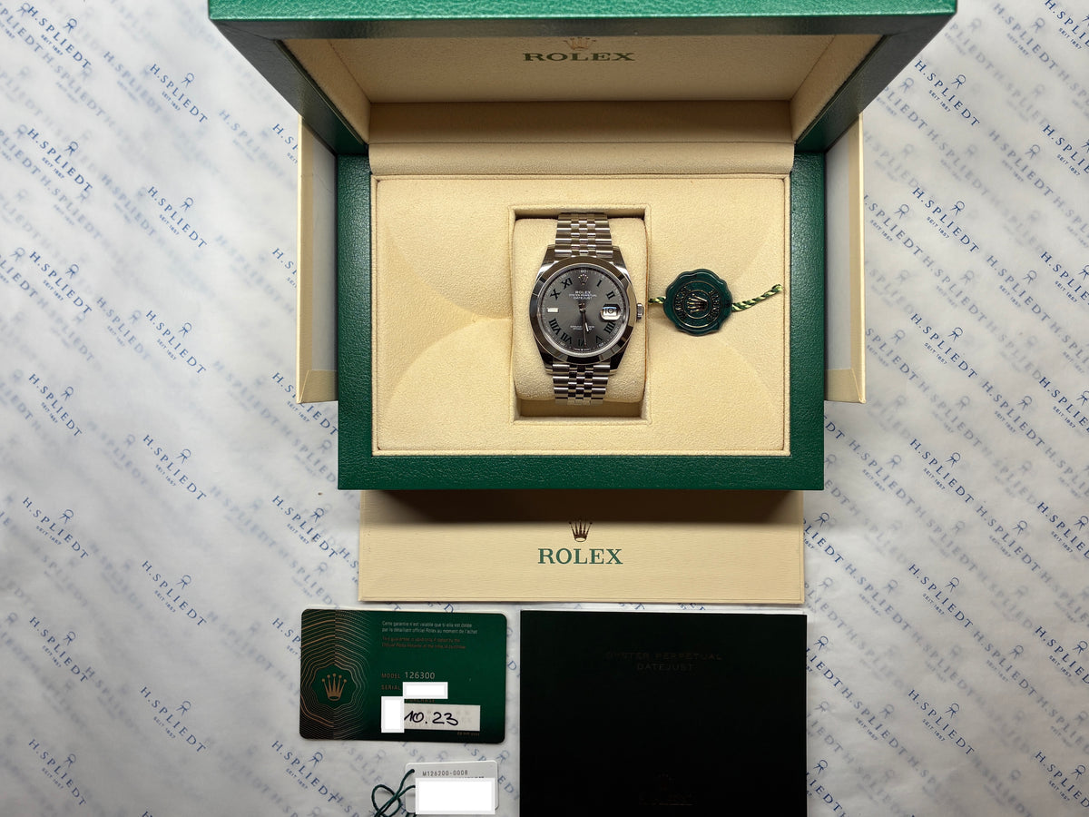 Datejust 41 / Jubilee / Wimbledon / very good condt. / Full-Set / 2023