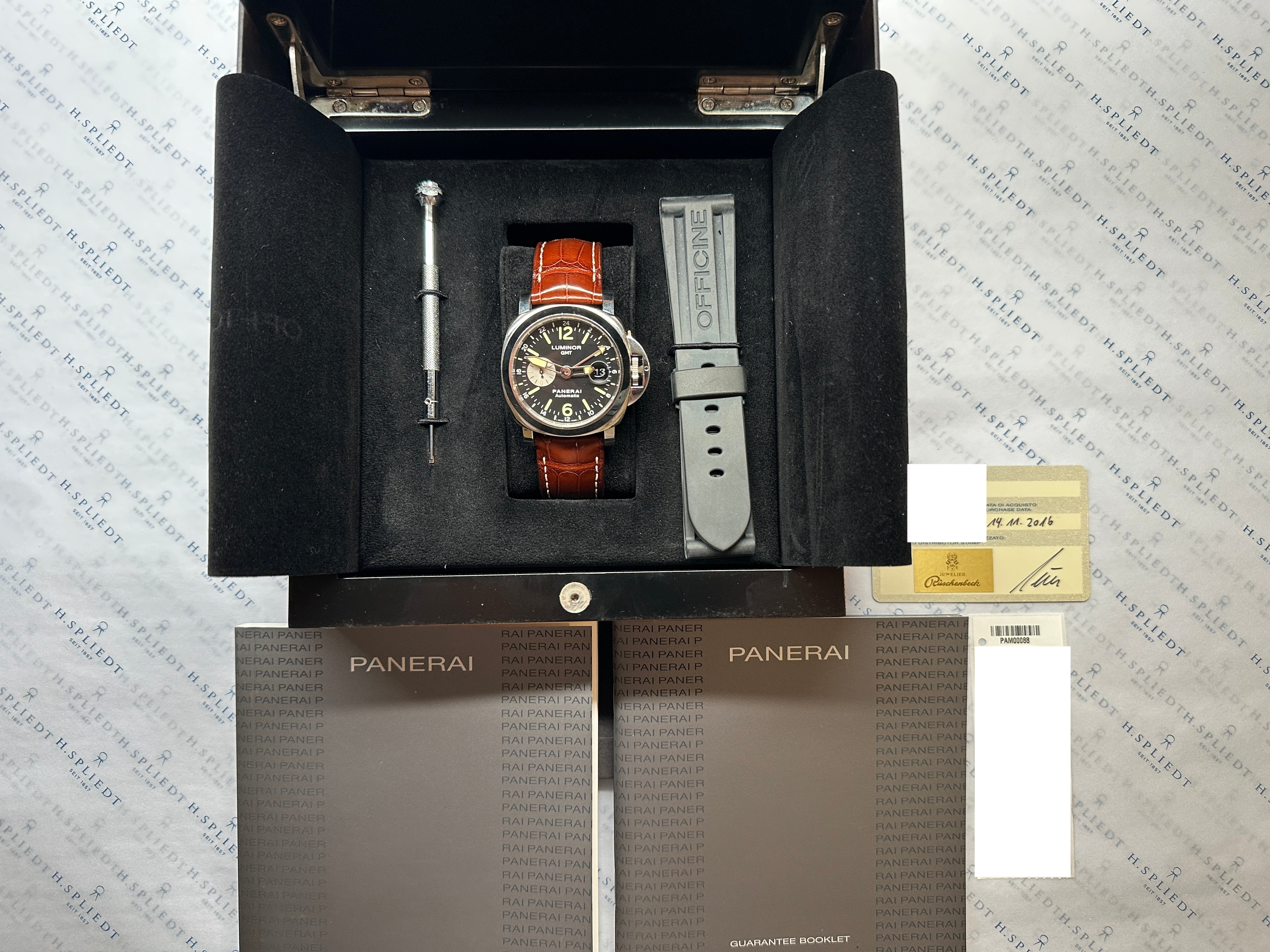 Luminor Gmt / PAM 00088 / 2.Armband / 2016