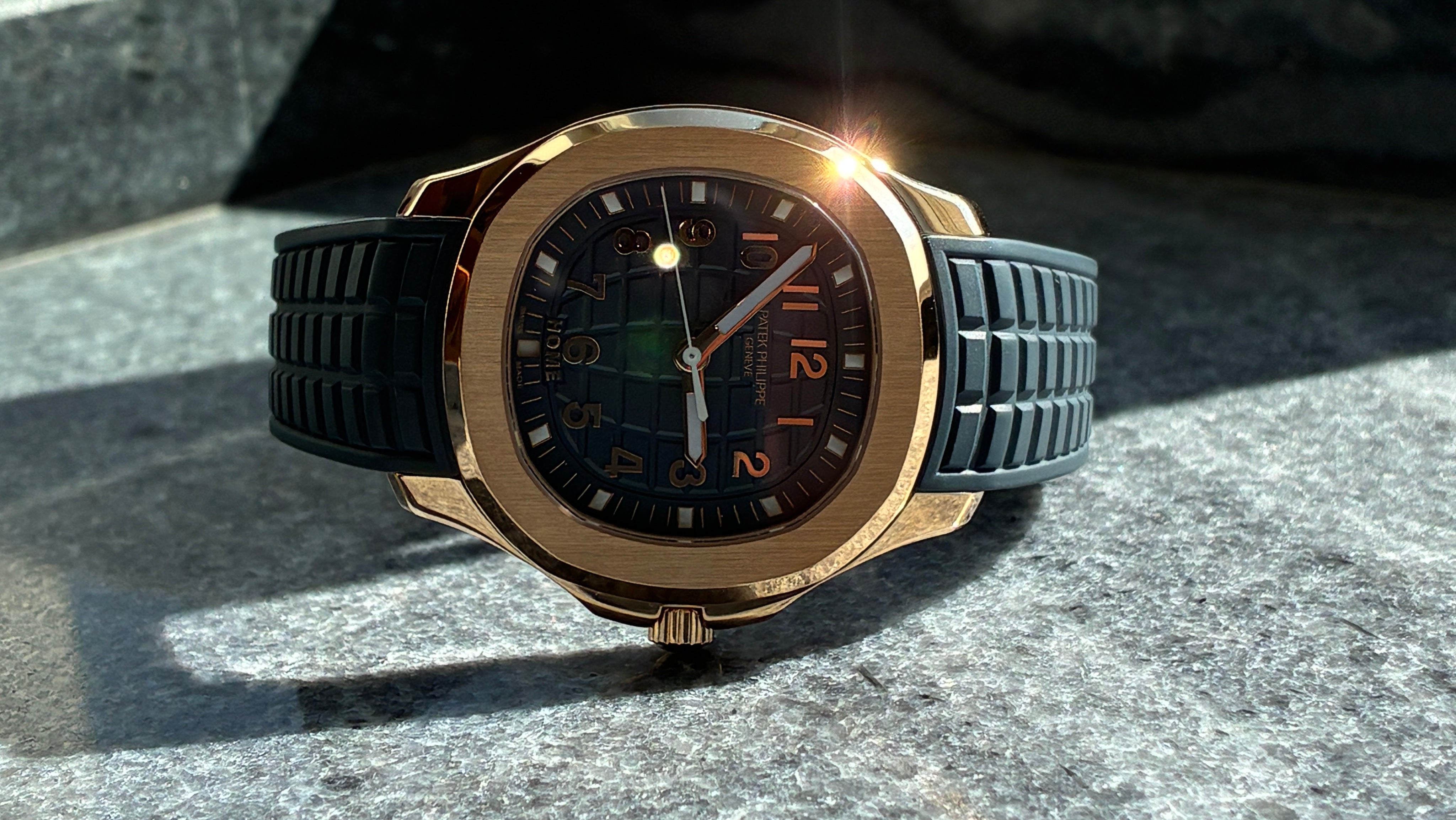 Aquanaut / Roségold / Blue Dial / Patek Philippe Service 2025 / Full-Set 2024