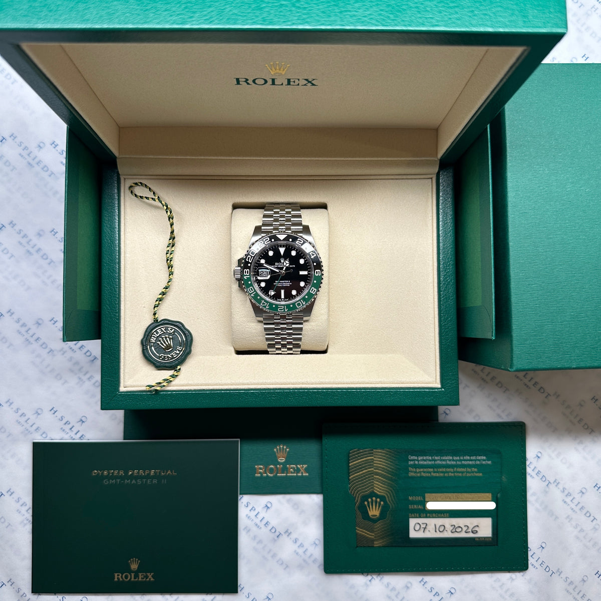 GMT-Master II Sprite 126720VTNR / Unworn / Full Set / lefthanded / 2026