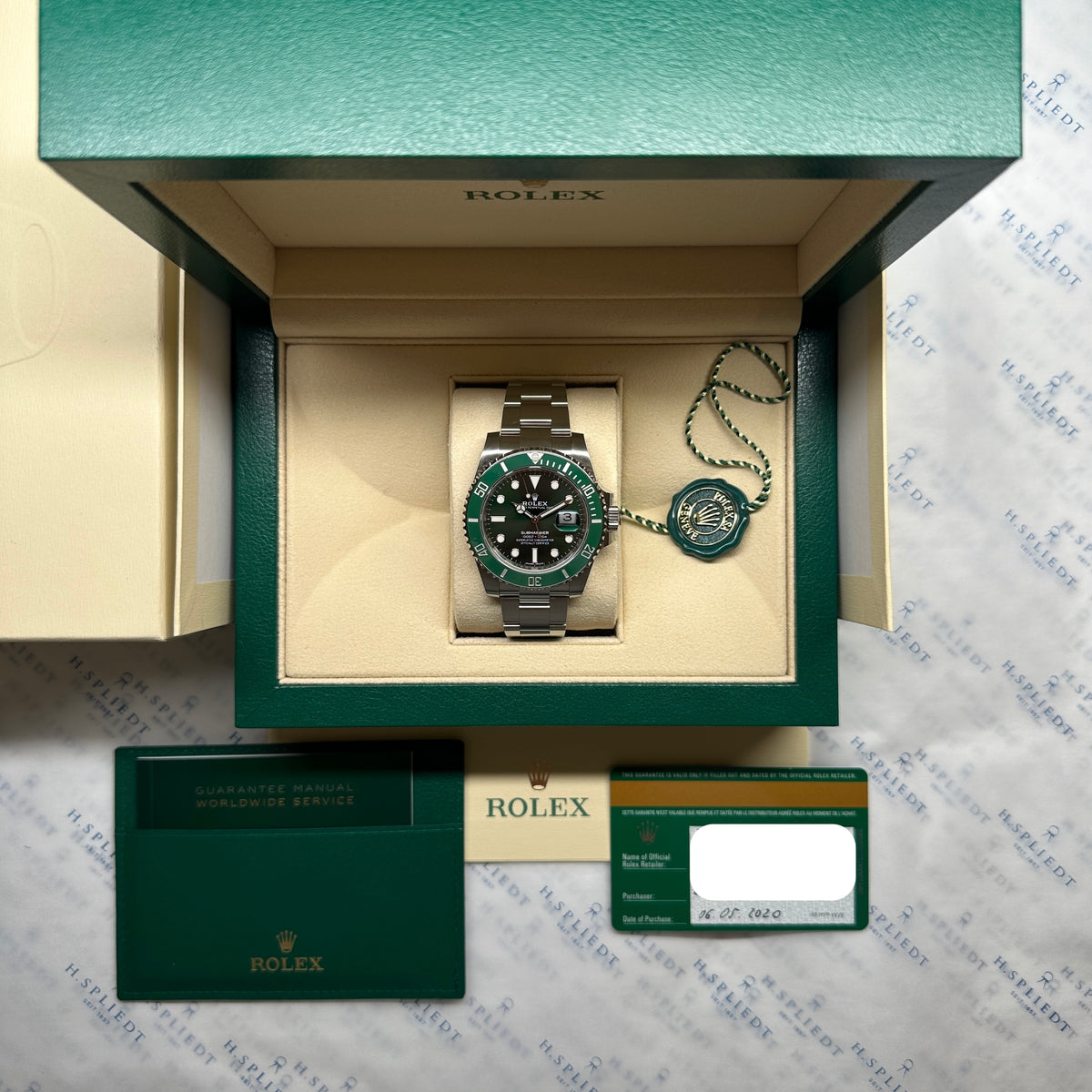 Submariner Date Hulk 116610LV / Box and Paper / Unworn / 2020 - Juwelier Spliedt