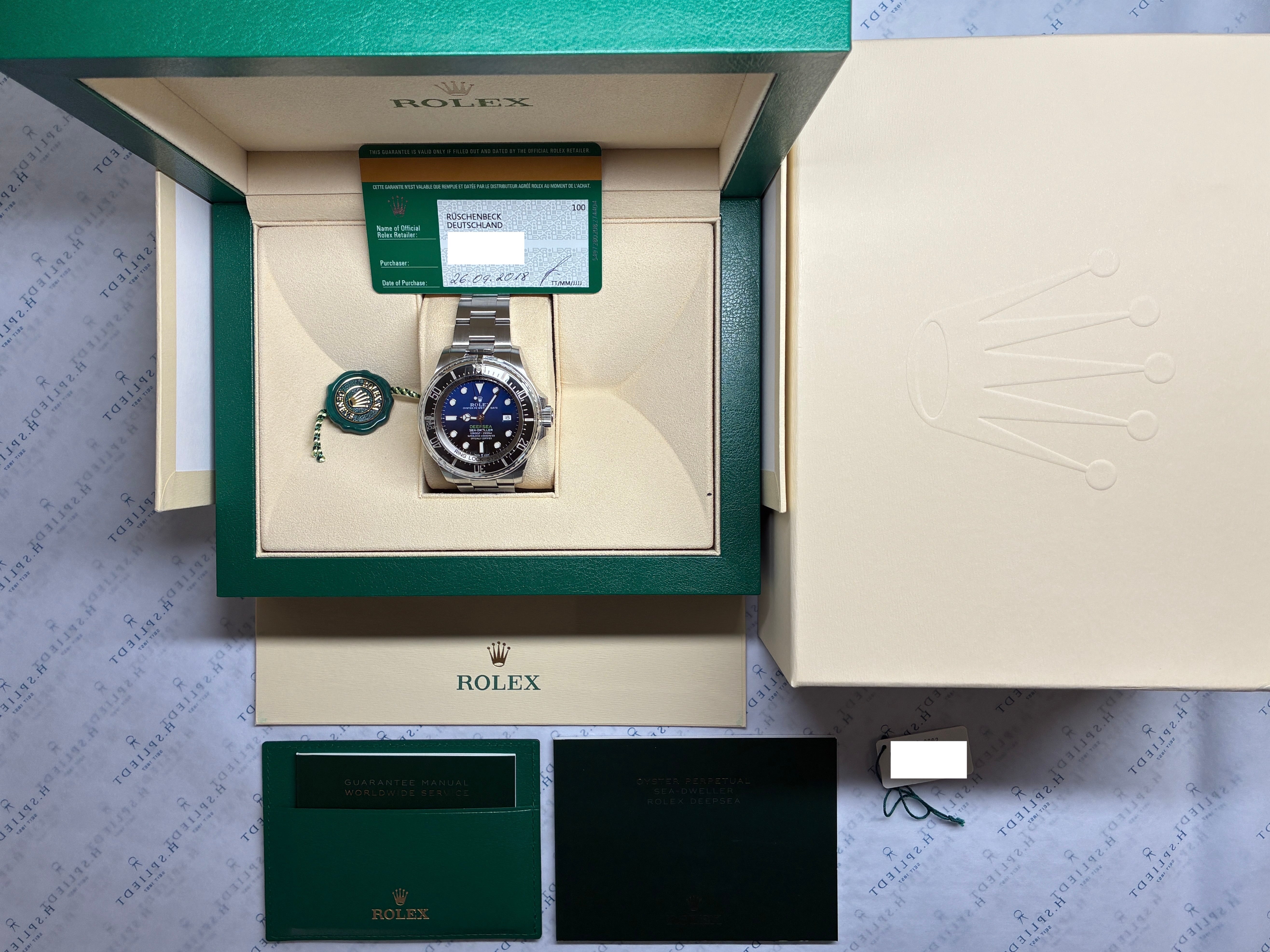 Rolex Sea-Dweller Deepsea in Box mit Papieren und Garantieschein