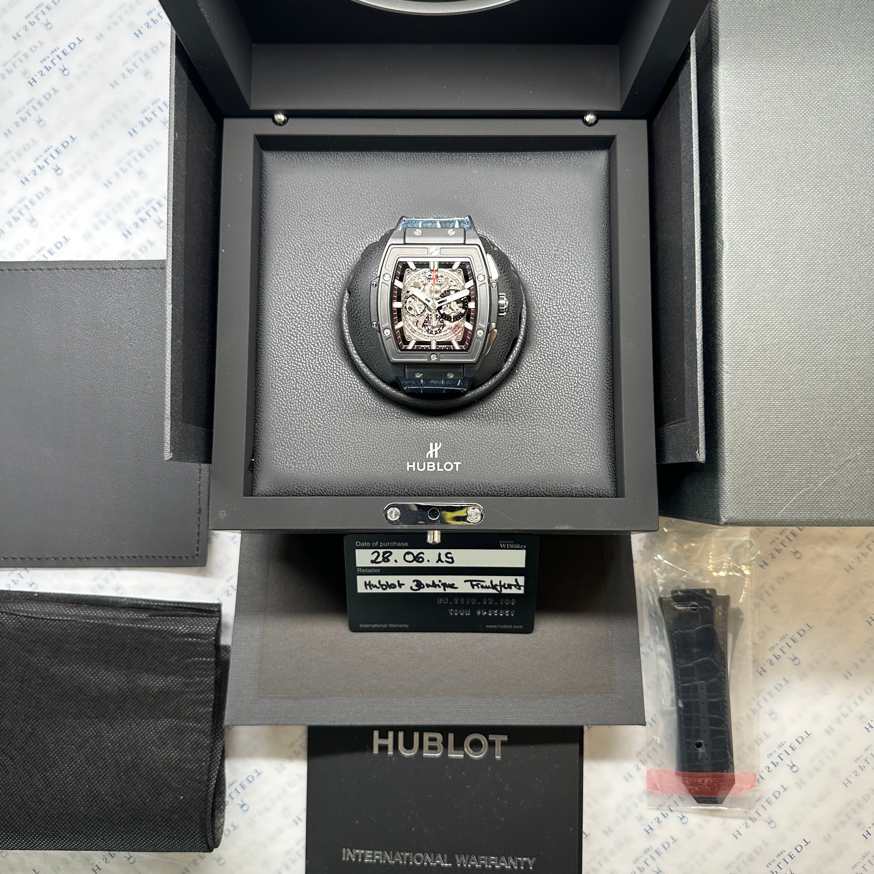 Spirit of Big Bang 45mm Black Magic Ceramic / 2. Strap / Full Set / 2019
