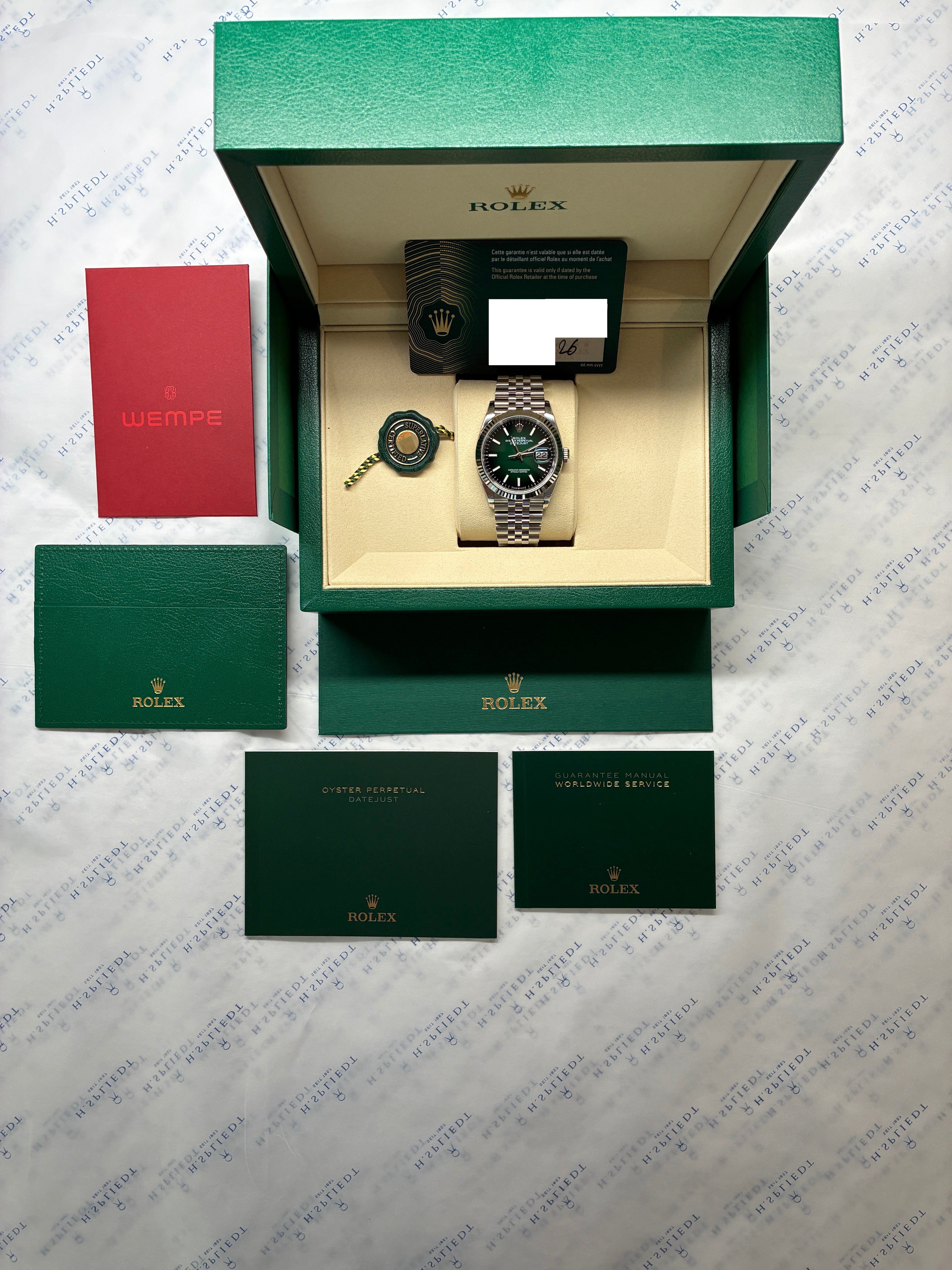 Datejust / Ombre Dial / Stickers / Qr-Code / Unworn / Jubilee / New release / Full-Set 2026