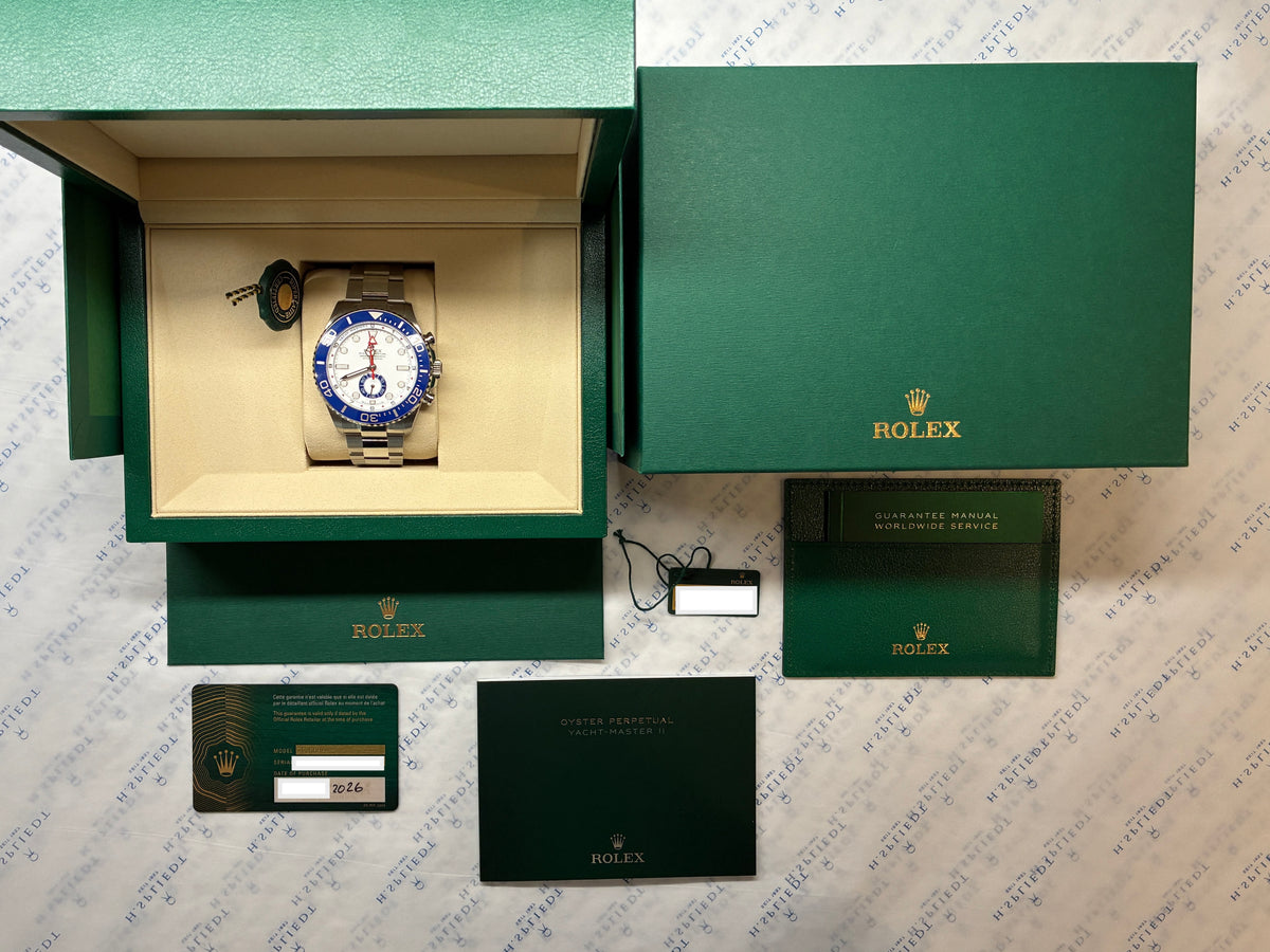 Yacht-Master II / new collection / part sticker / Unworn / Full-Set / 2026