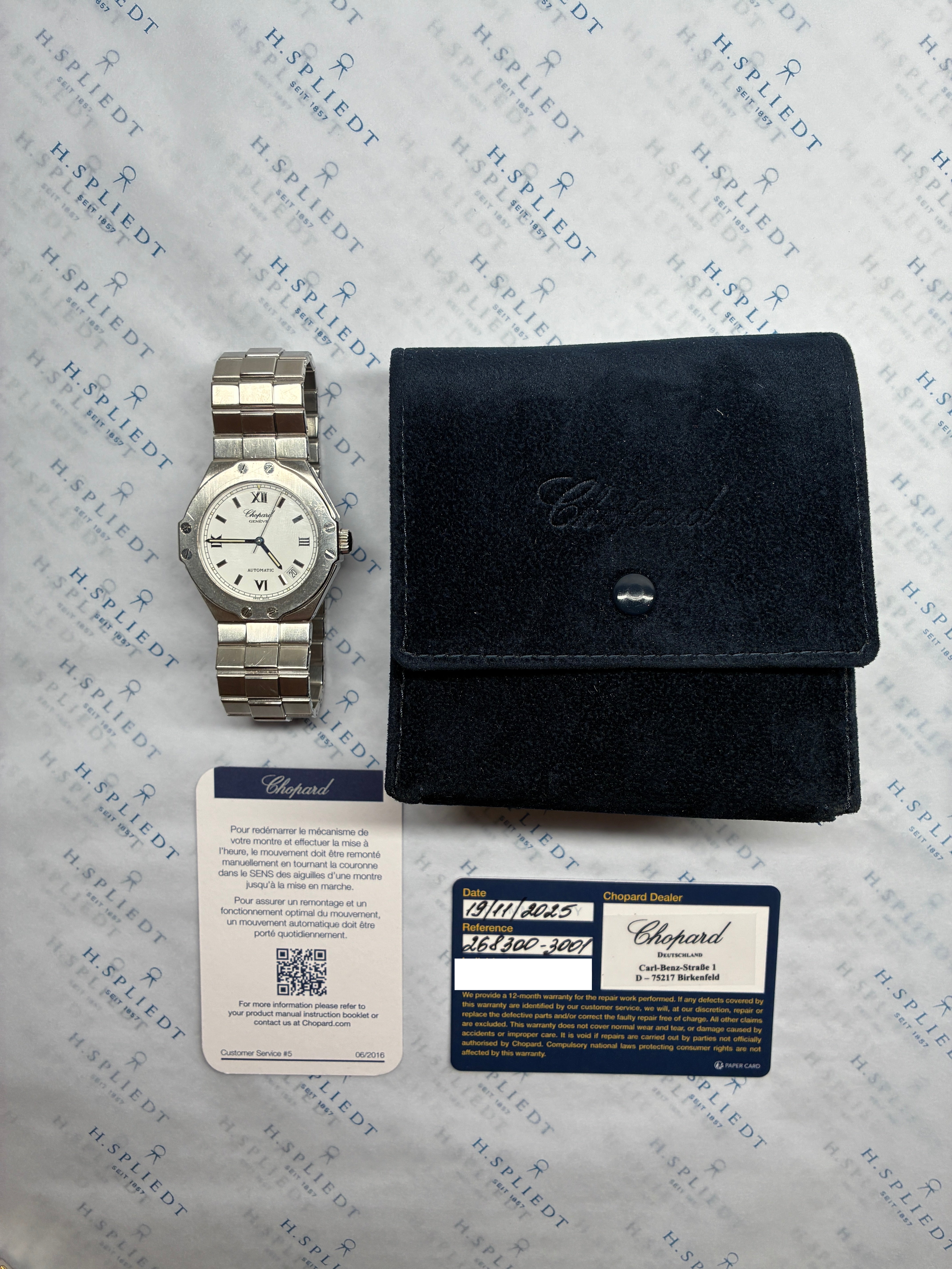 St. Moritz 8300 Edelstahl / Service 2025 incl. Rechnung / -1994-