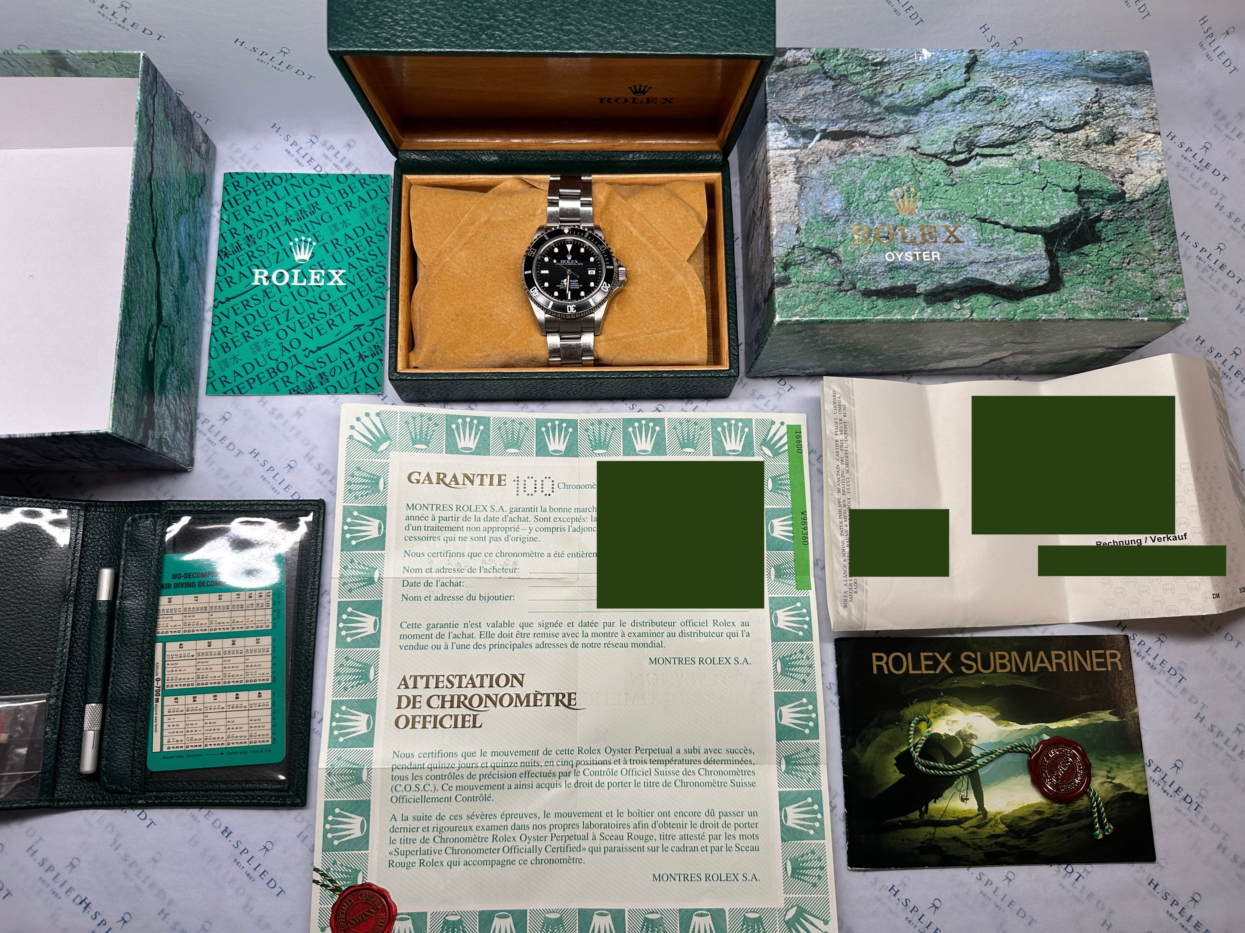 Rolex Sea-Dweller 16600 Full Set 1999 mit Box und Papieren