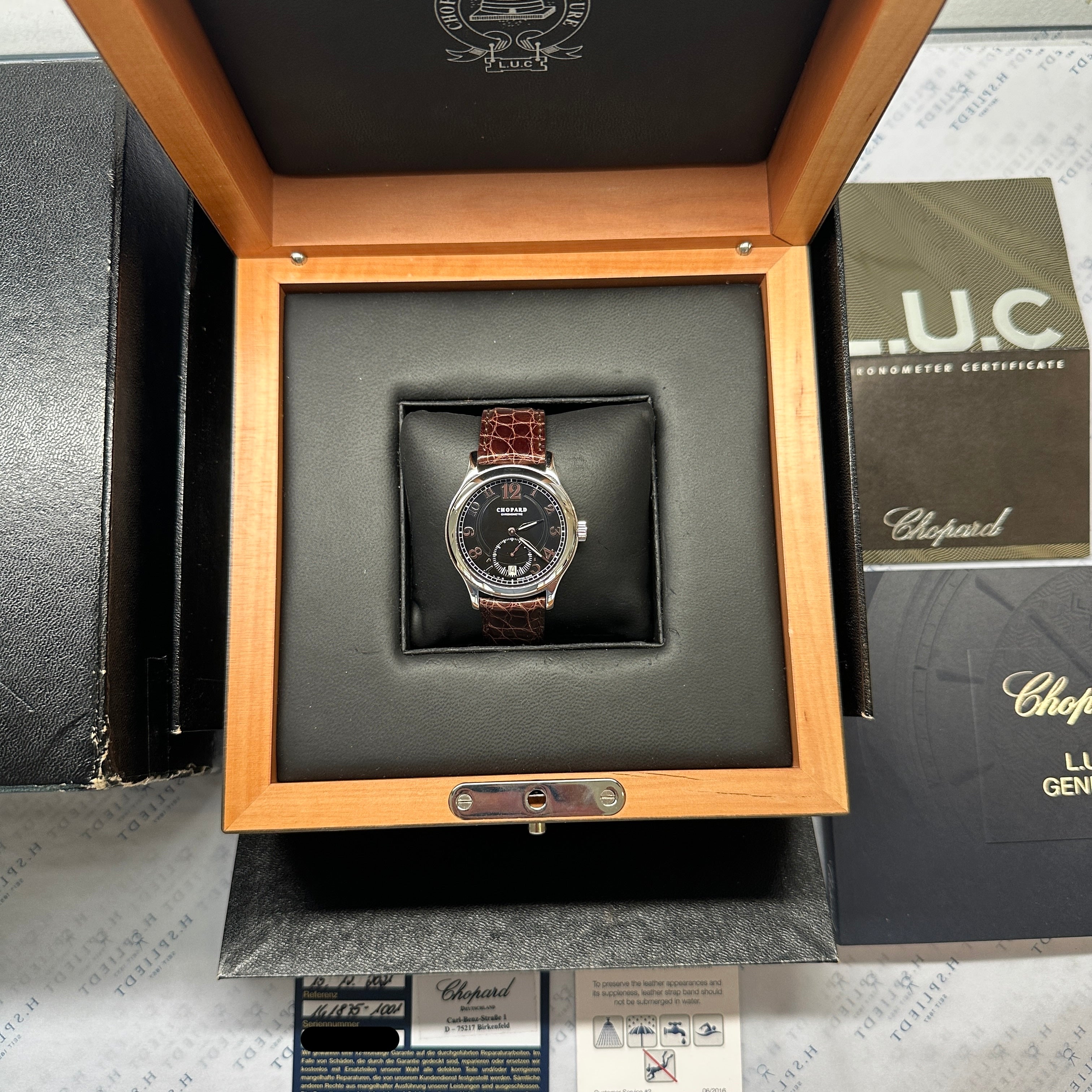 L.U.C. 38mm Whitegold Microrotor / Service 2021 / Full Set / 2017
