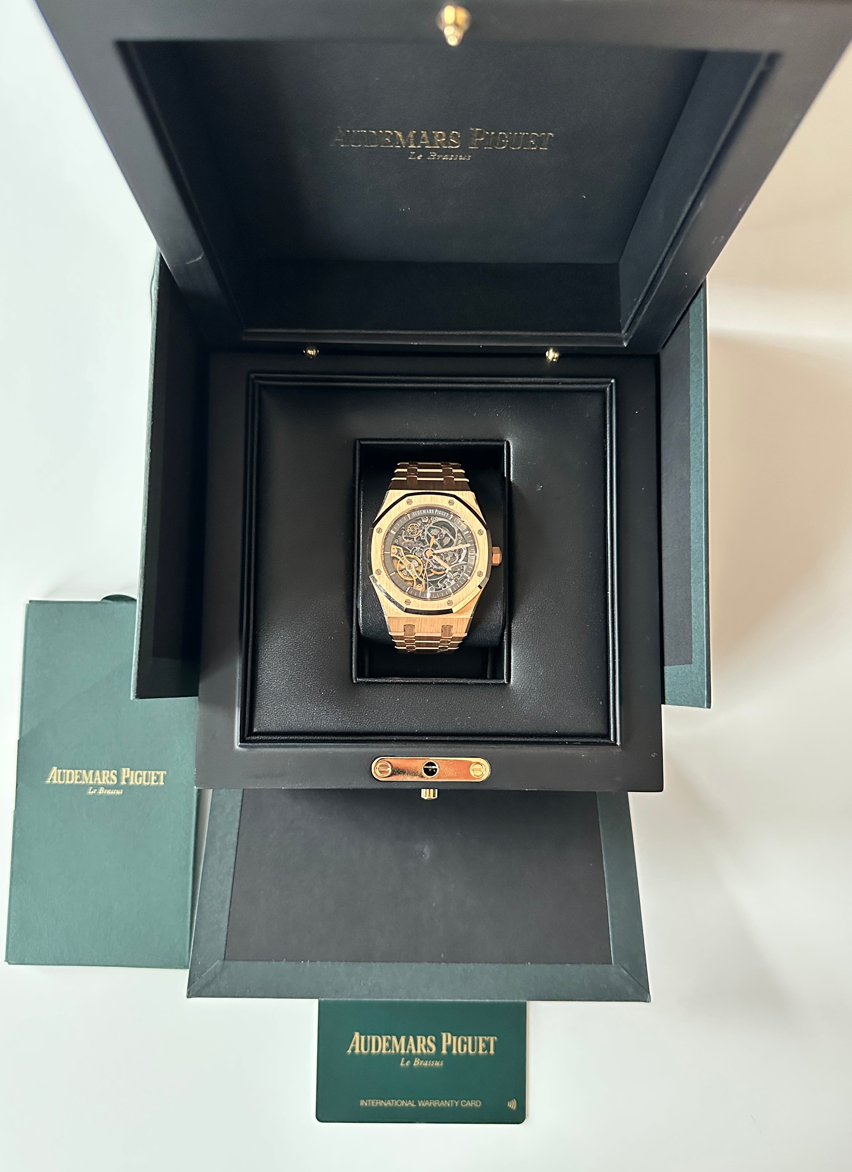 Royal Oak Double Balance Wheel Openworked Skeleton Roségold (Full Set) -2020-