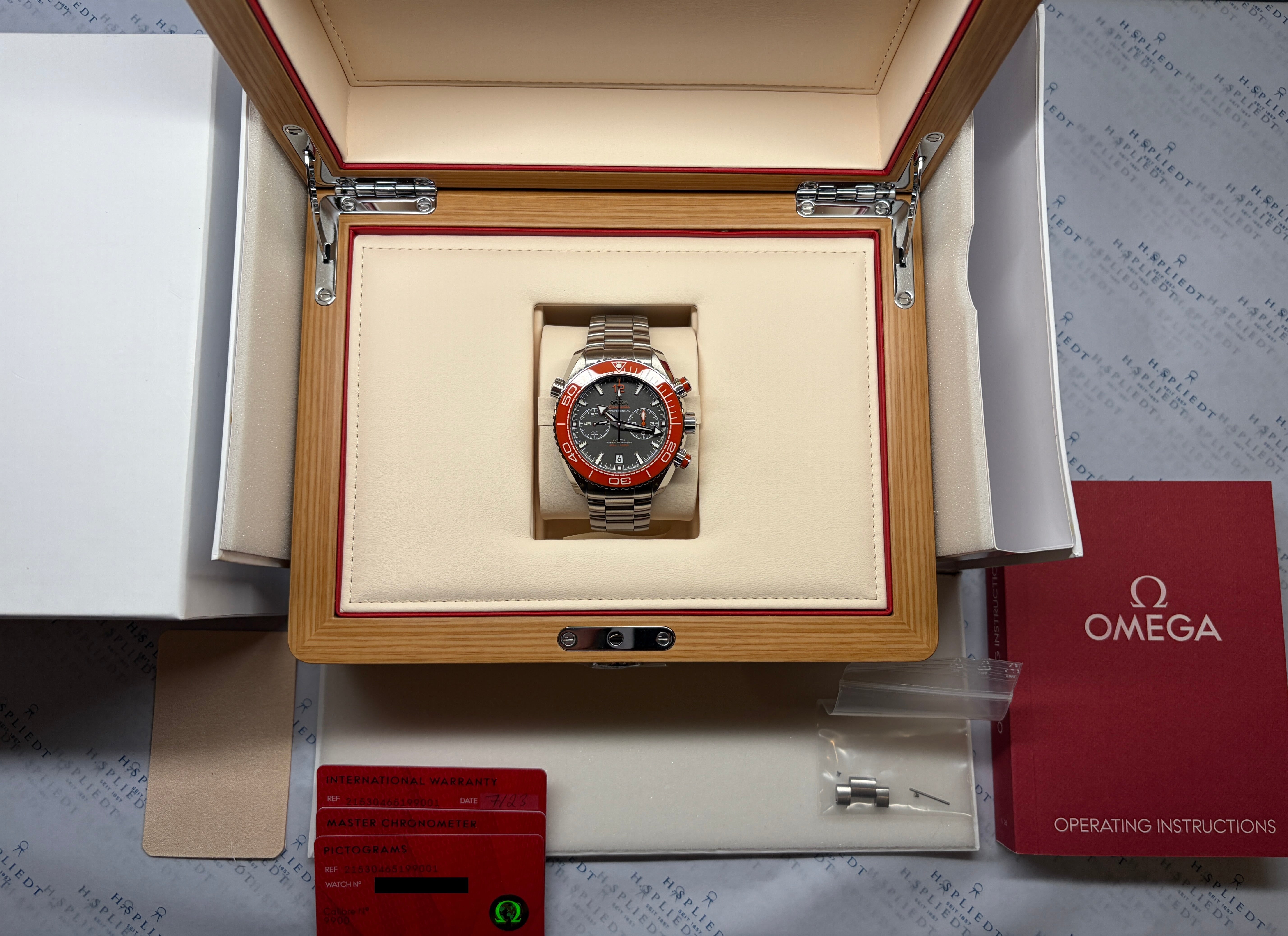 Seamaster Planet Ocean 600 Chronograph 45,5 Orange / Full Set / Premium Condt -2023-