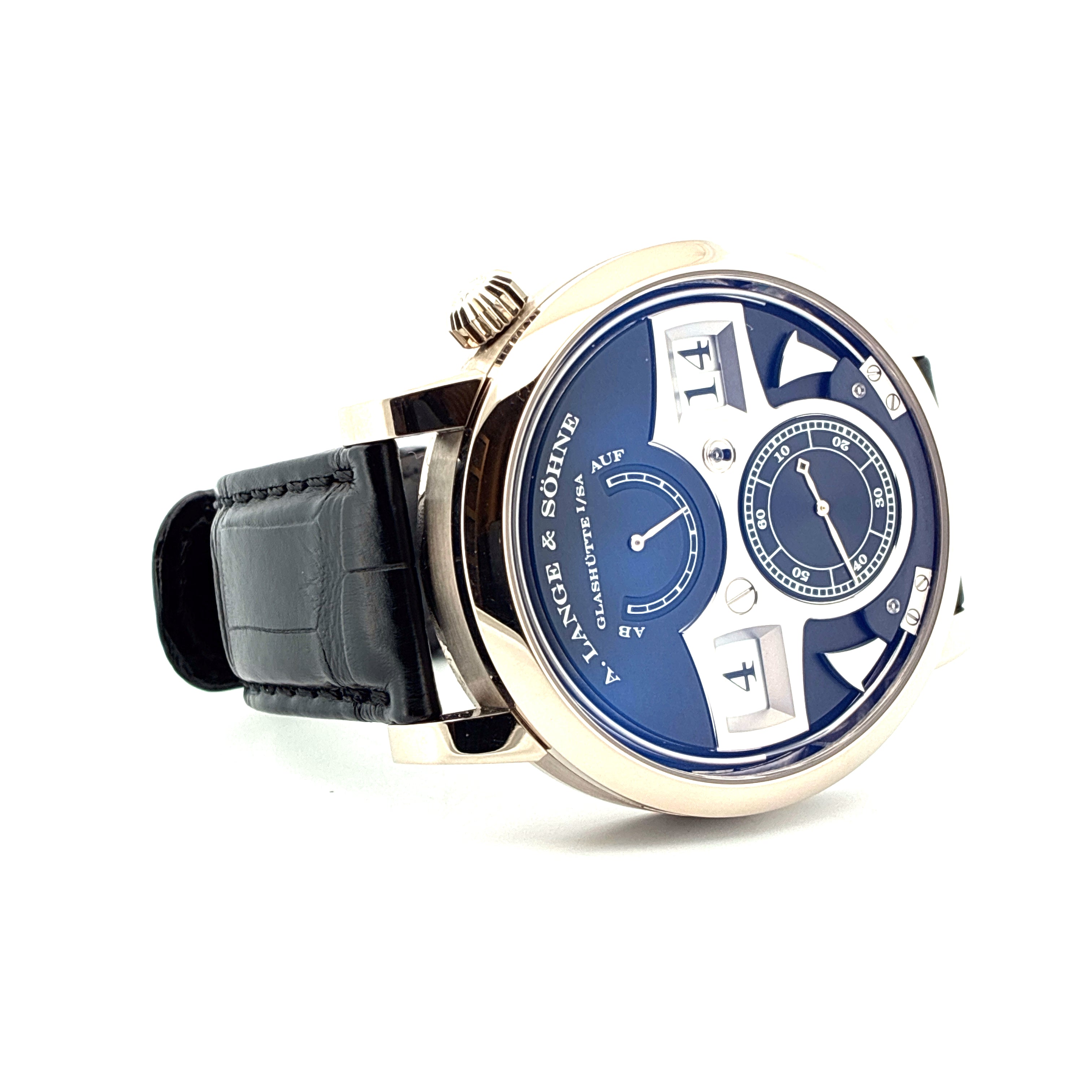 Zeitwerk Striking Time / Black Dial / White Gold / Full-Set / 2014