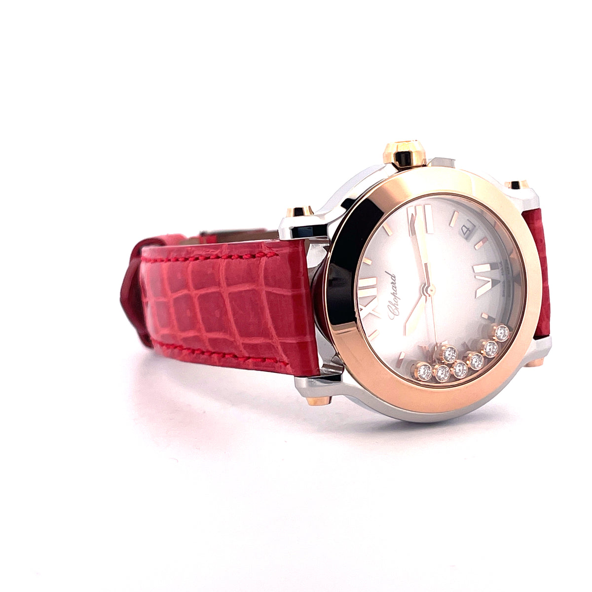 Happy Sport 36 mm Steel & Roségold / very good Condition / 2014
