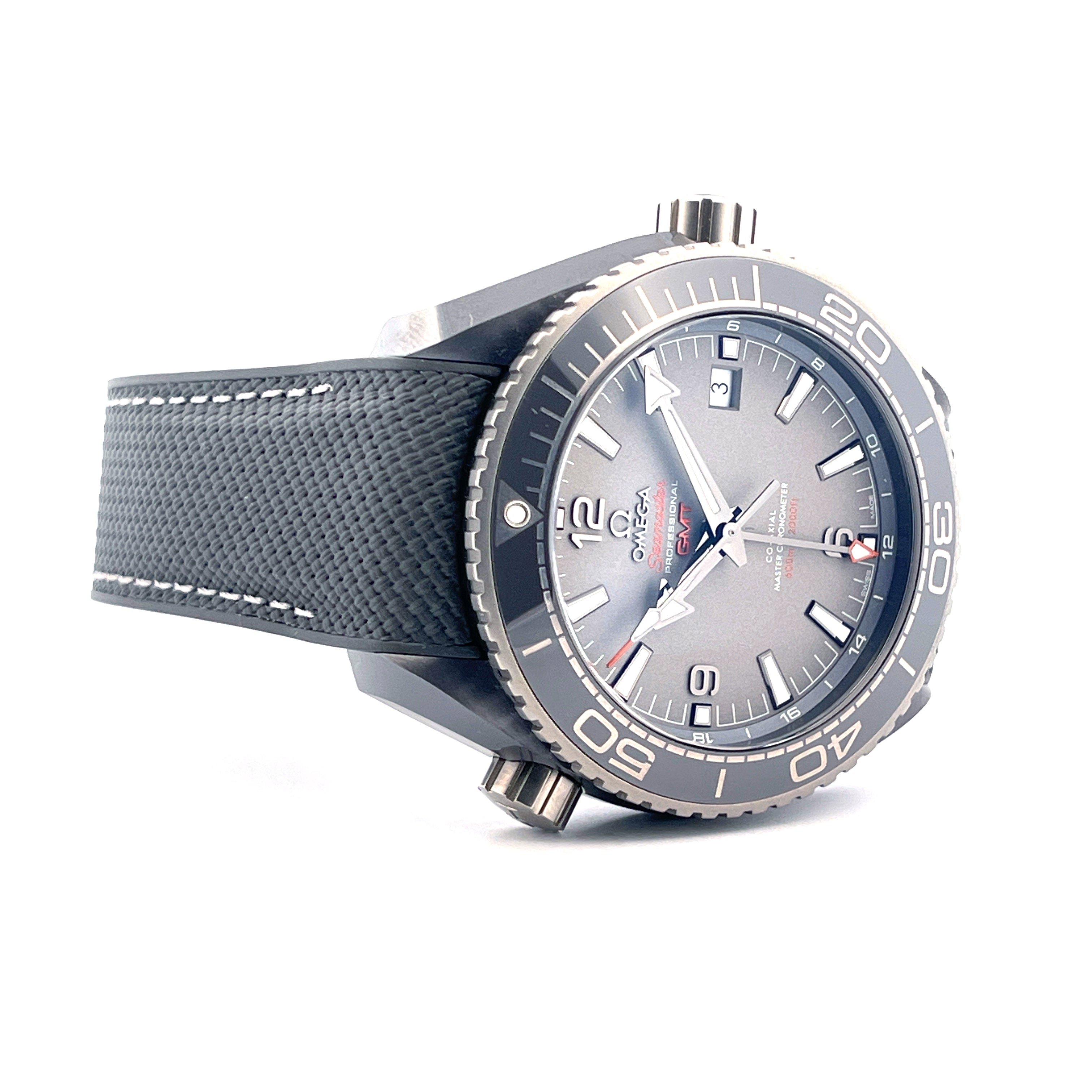 Seamaster Planet Ocean GMT Grey Ceramic / perfect Condition / Full Set / 2026