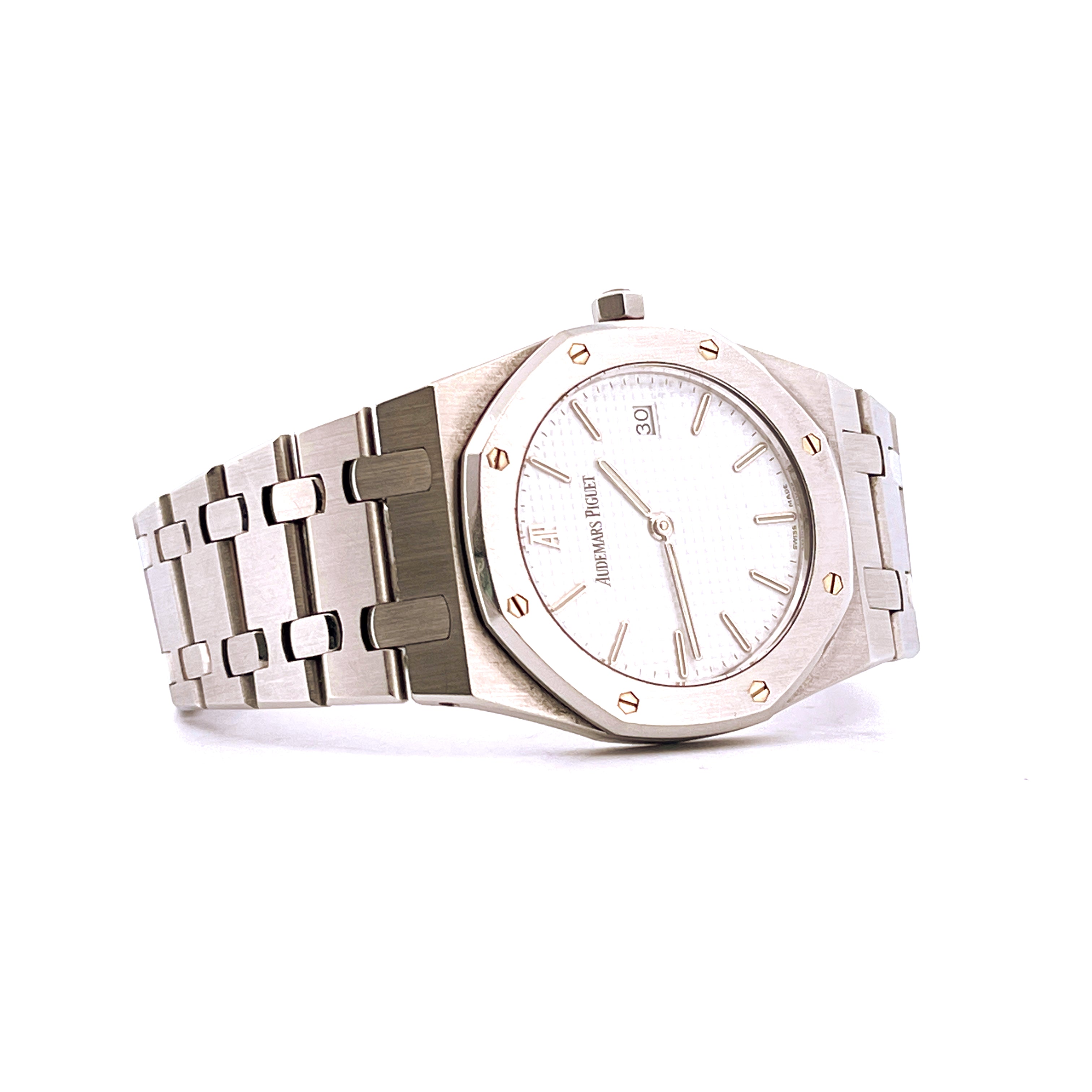 Audemars Piguet Royal Oak 56175ST mit Edelstahlgehäuse und silbernem Zifferblatt aus dem Jahr 1998