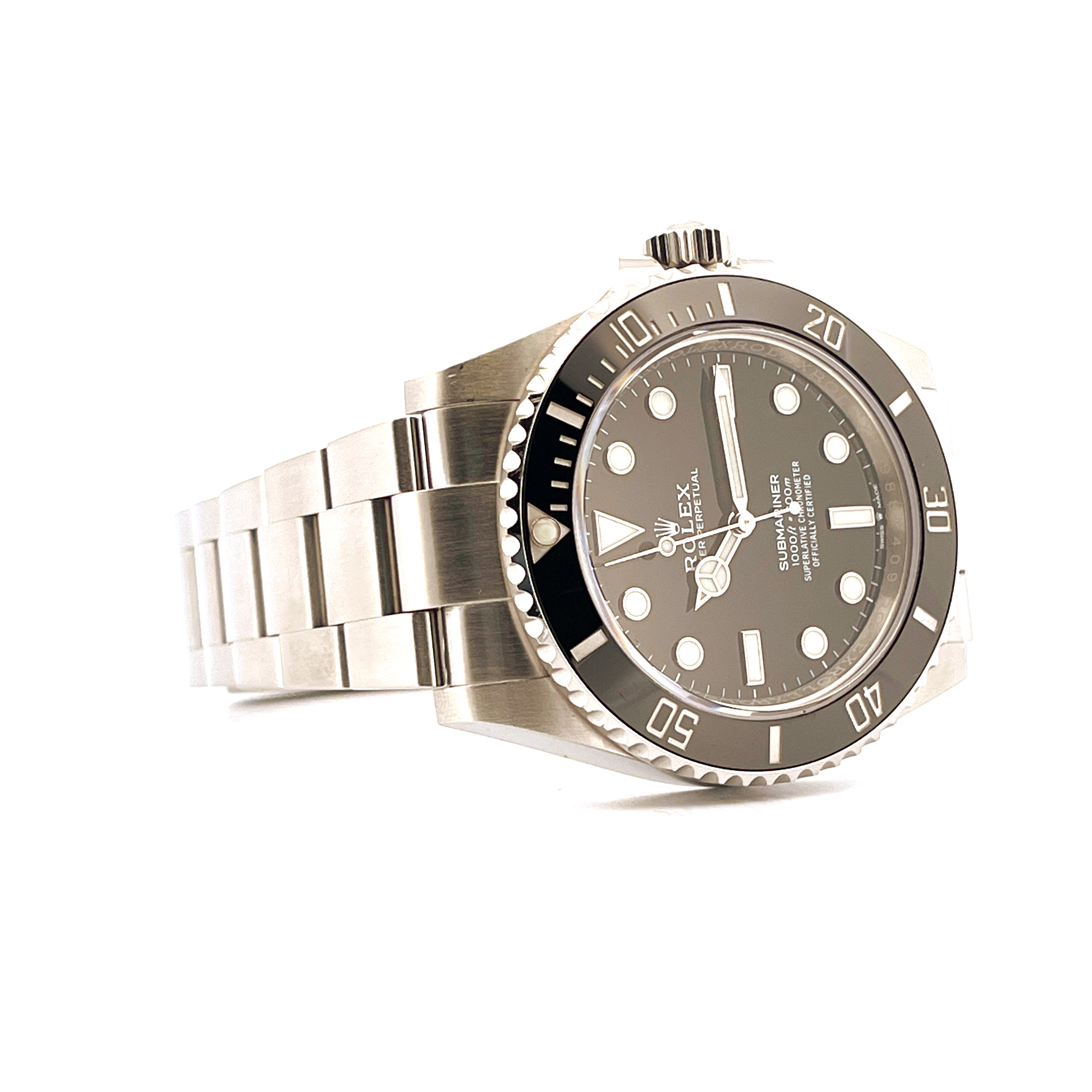 Rolex Submariner No Date 2021, Stahl, 41mm, Automatik, gebraucht, sehr guter Zustand, graues Zifferblatt