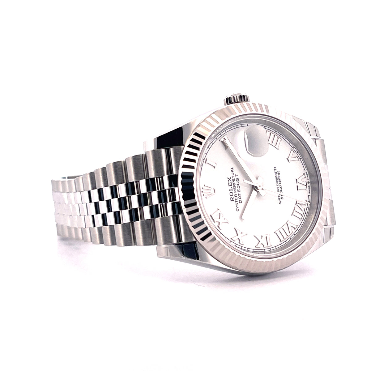 Datejust 41 White Dial Roman / Jubilee / Full Set + Invocie / Unworn / 2022