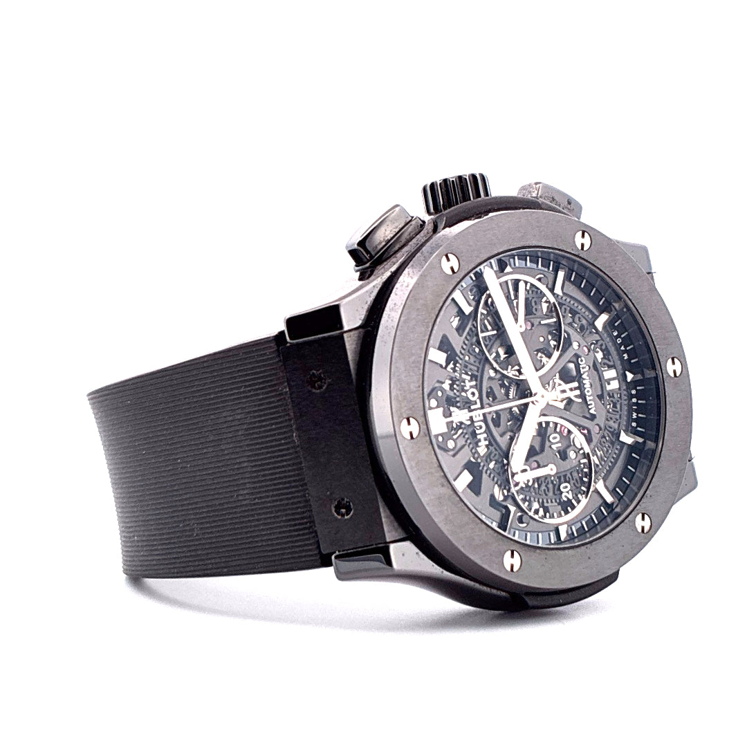 Hublot Classic Fusion Aerofusion Chronograph Skeleton Keramik Automatik mit skelettiertem Zifferblatt