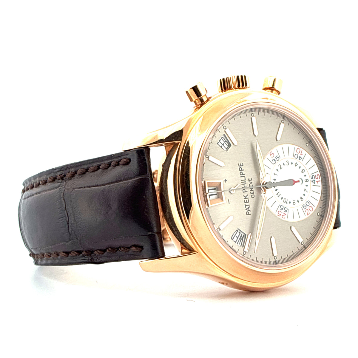 Annual Calendar / Grey Dial / very good condt. / Roségold / Box & Papiere / 2009