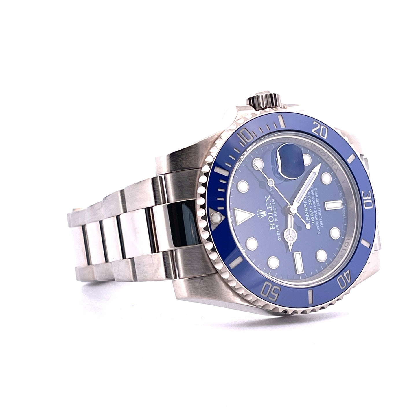 Rolex - Rolex Submariner Date SMURPH Whitegold - Juwelier Spliedt