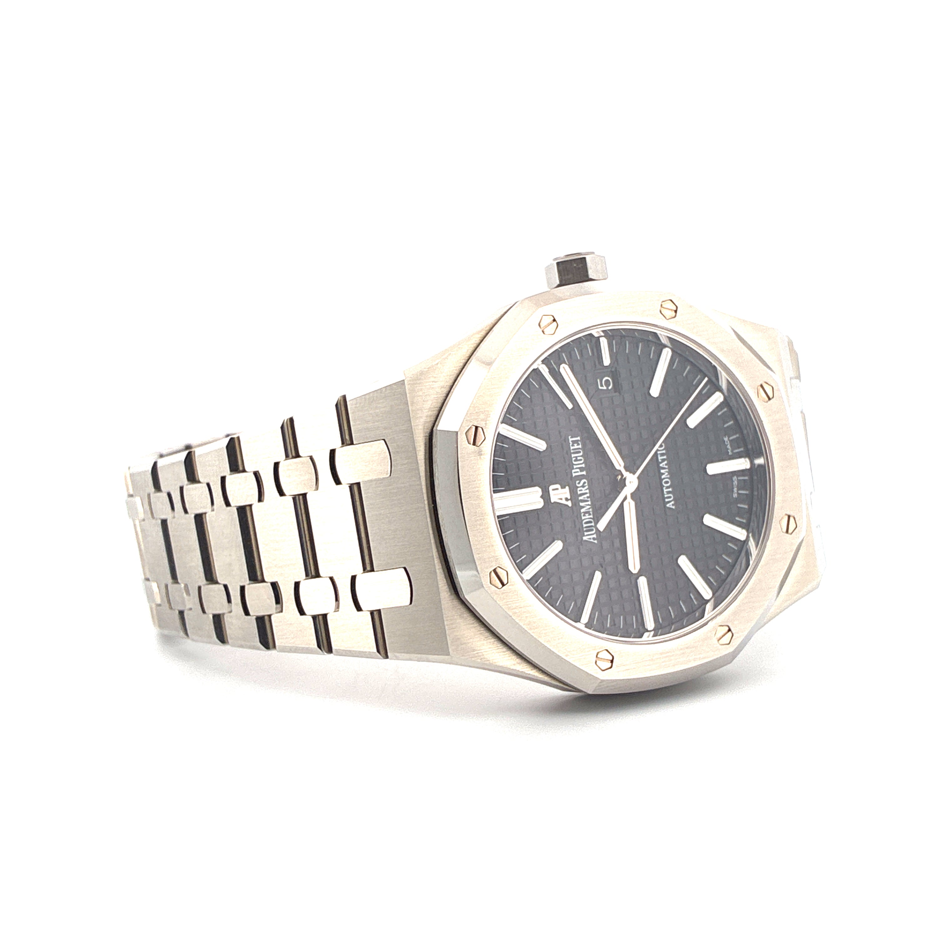 Audemars Piguet Royal Oak 41 mm Edelstahl Herrenuhr mit grauem Zifferblatt