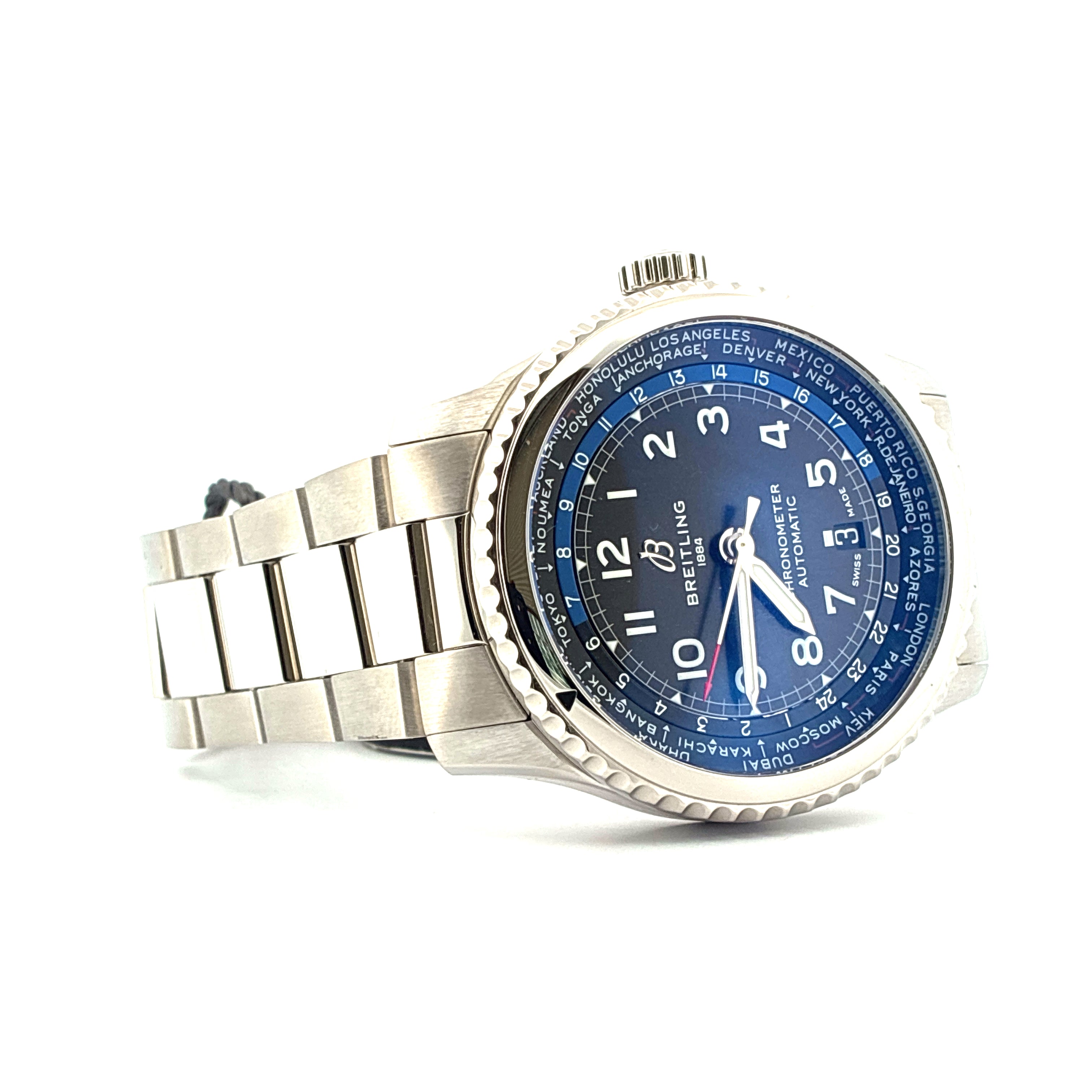 Aviator 8 B35 / Automatic Unitime 43 / Like Unworn / Black Dial / Full-Set / 2025
