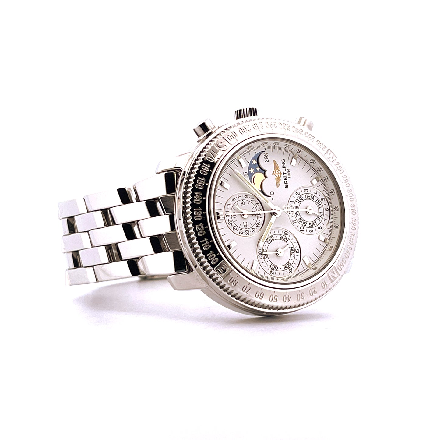 Breitling Astromat Chronograph Moon Phase (1995) / Service 2025 / Full Set