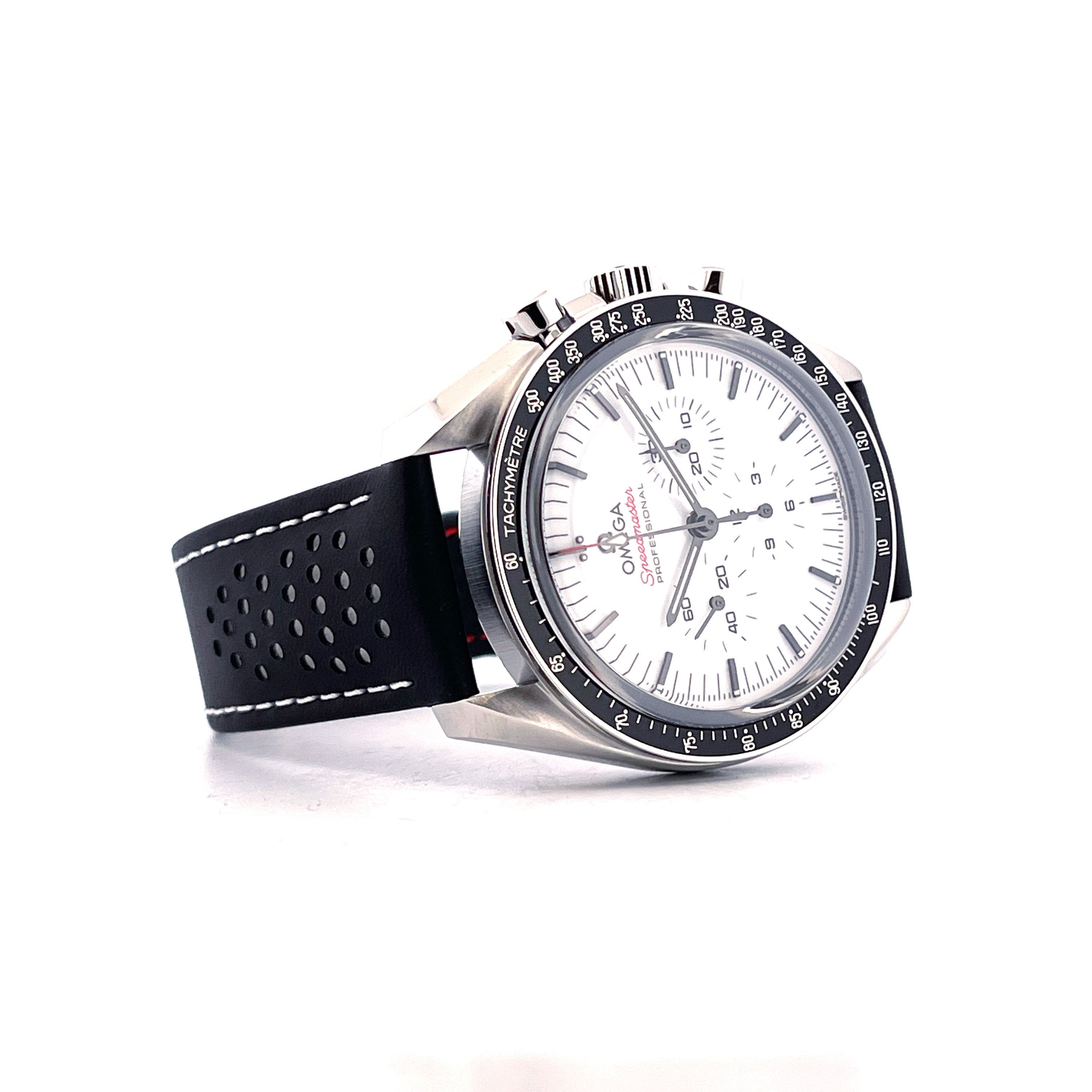 Speedmaster Moonwatch Professional White / Leather Strap / like new / 2026