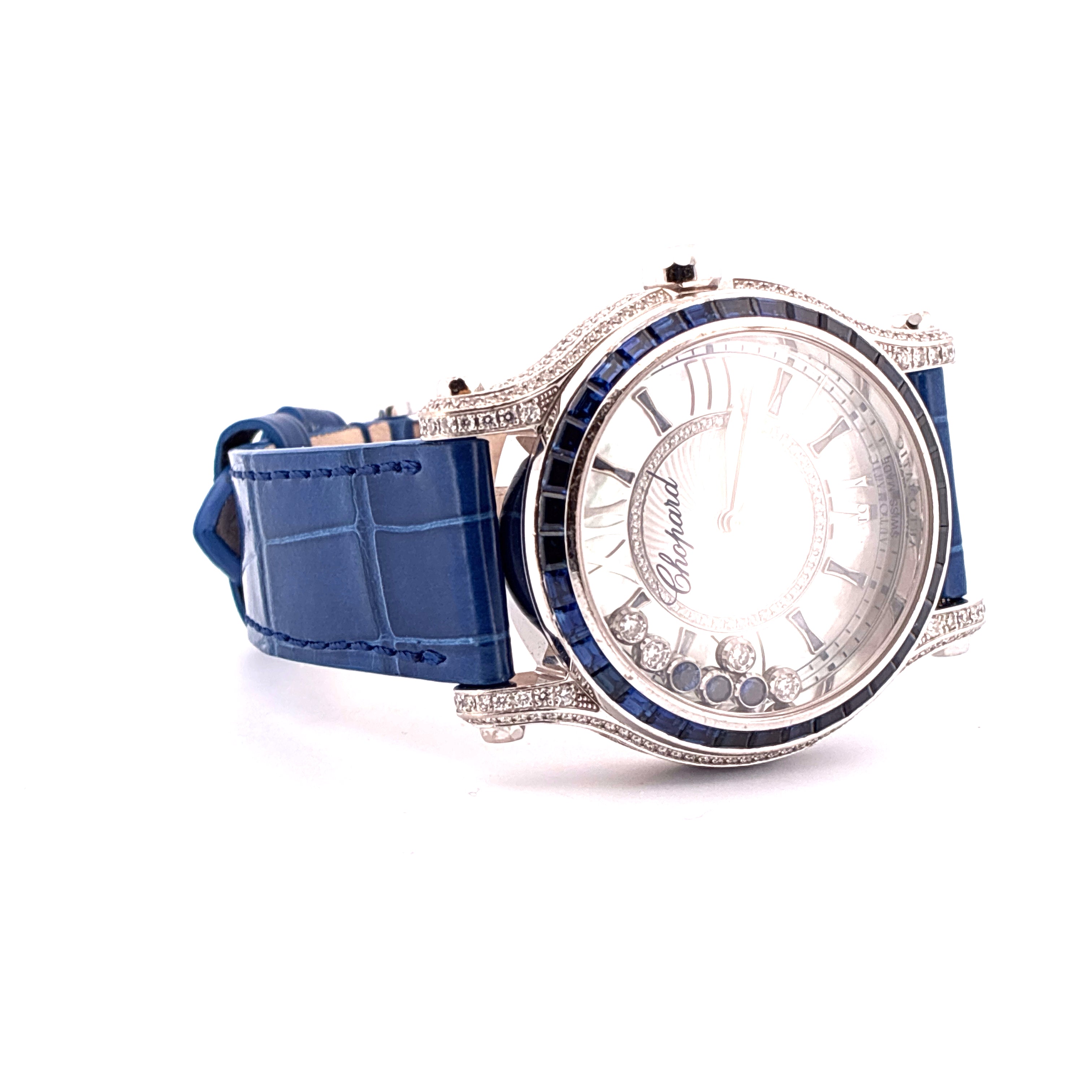 Happy Sport / MOP Dial / Chopard Certificate of authenticity / Whitegold / Box / Retail Price EUR 104.500,00