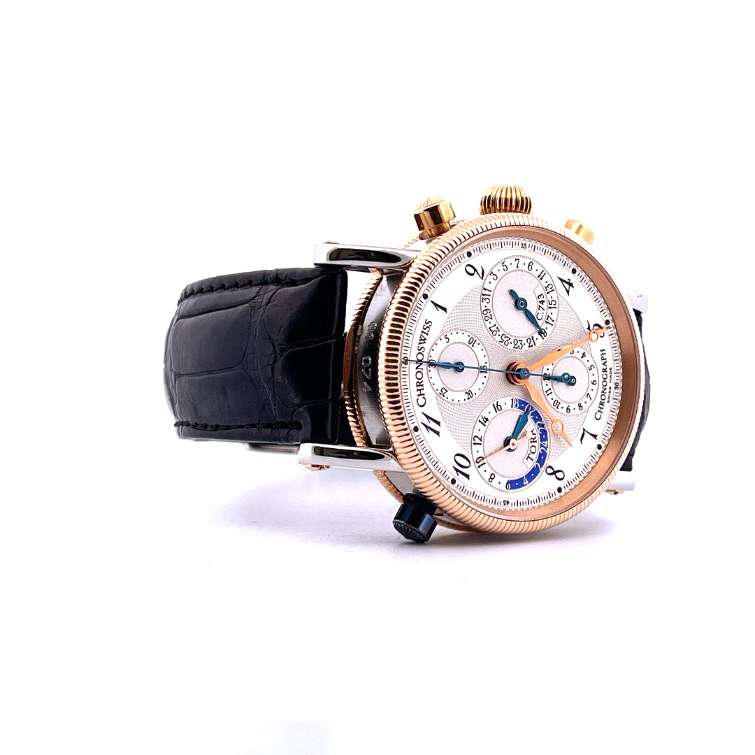 Chronoswiss - Tora Chronograph Stahl - Gold - Juwelier Spliedt