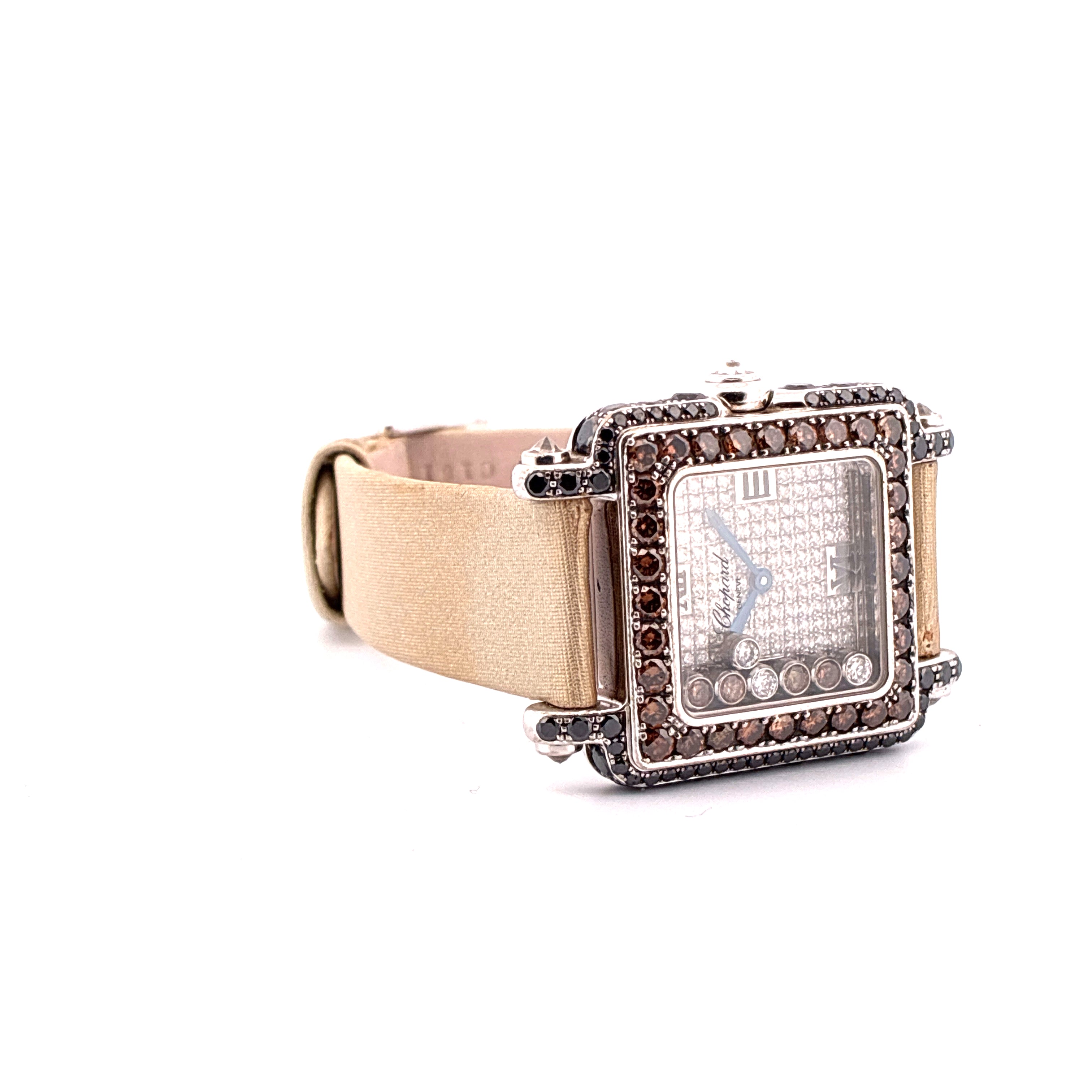 Happy Sport / Quartz / Diamonds / very rare / Whitegold / Box / Chopard Certificate of authenticity / Retail EUR 67.000,0