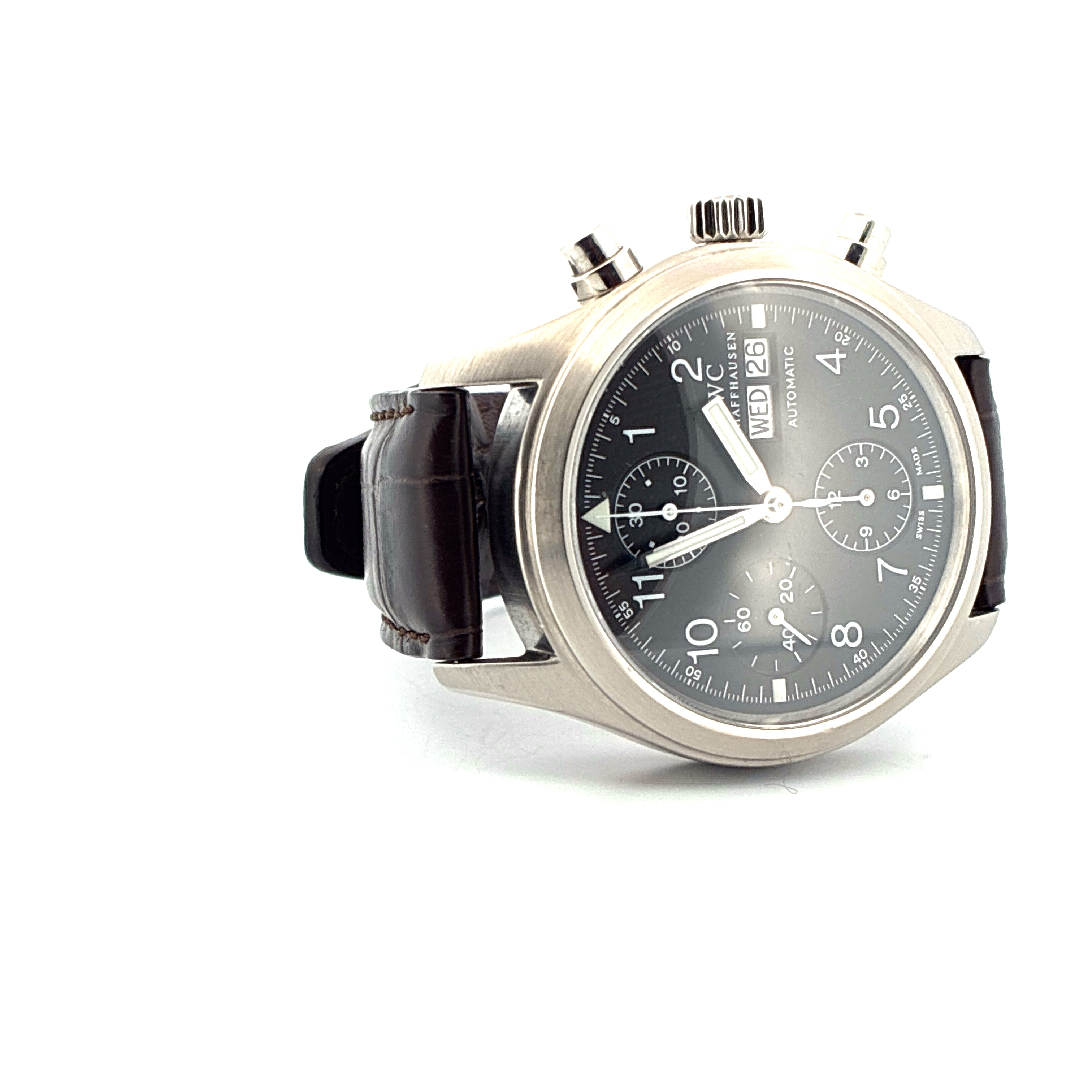 Fliegeruhr / Pilot Chronograph / Second Steel Strap / Watch only